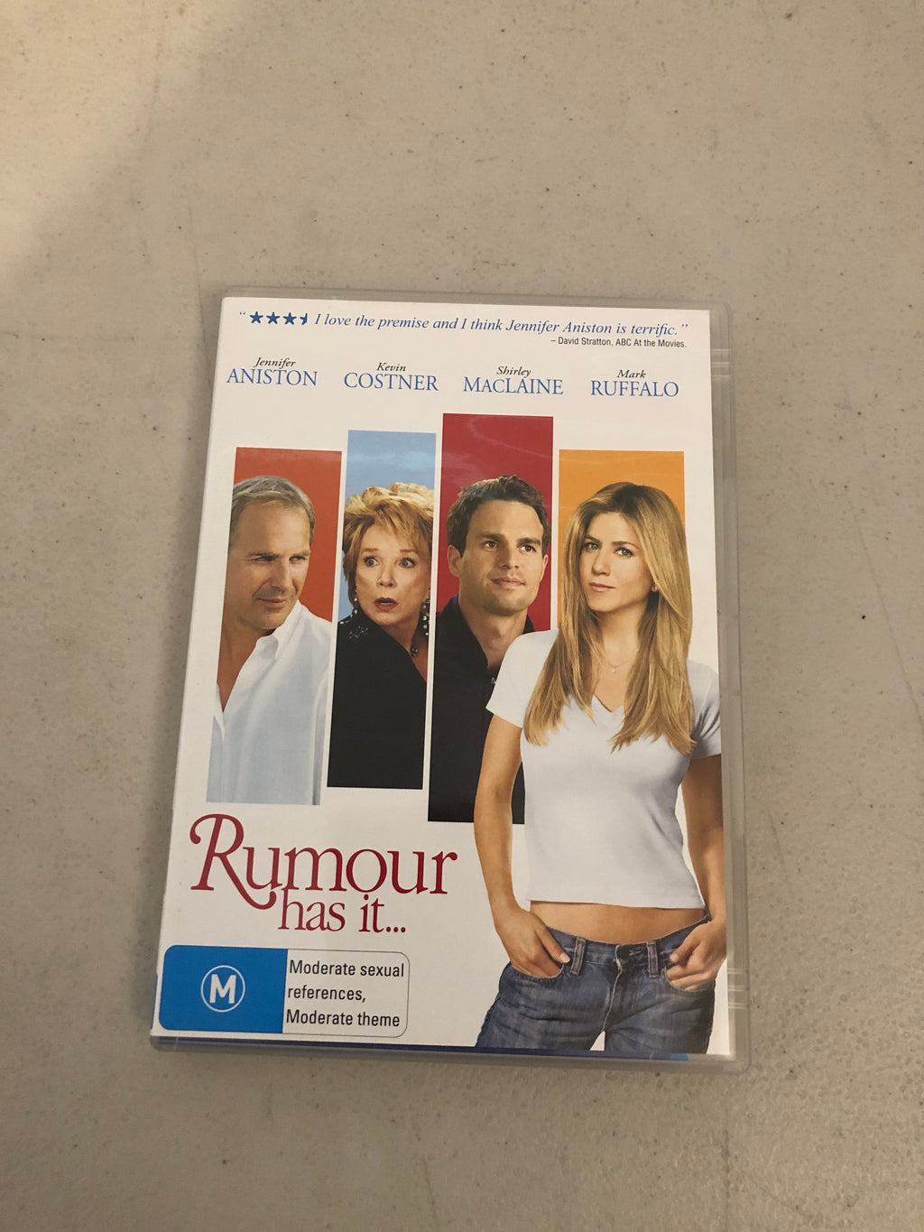 RUMOUR HAS IT - PAL Region 4 - DVD Cleaned and Tested