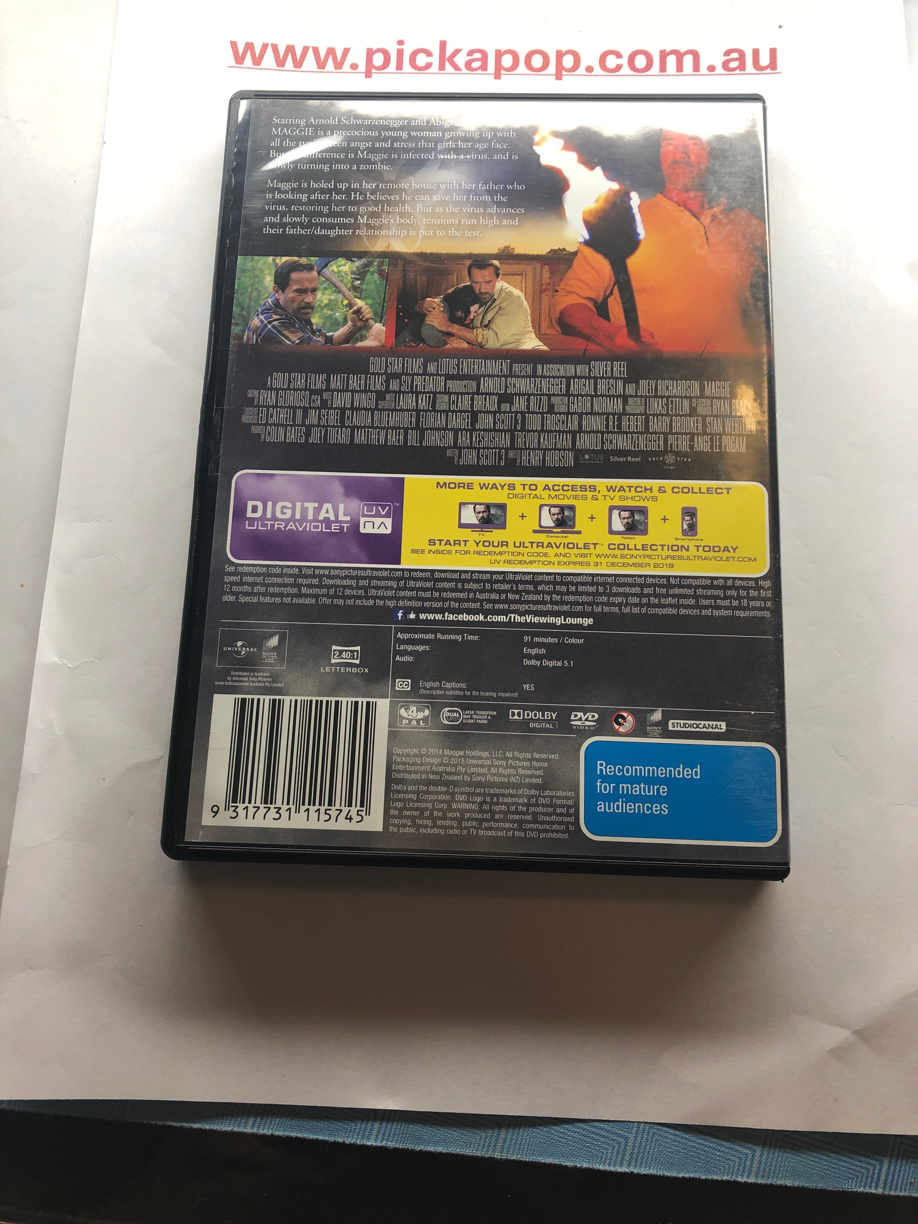 MAGGIE - (PAL Region 4) DVD Cleaned and Tested