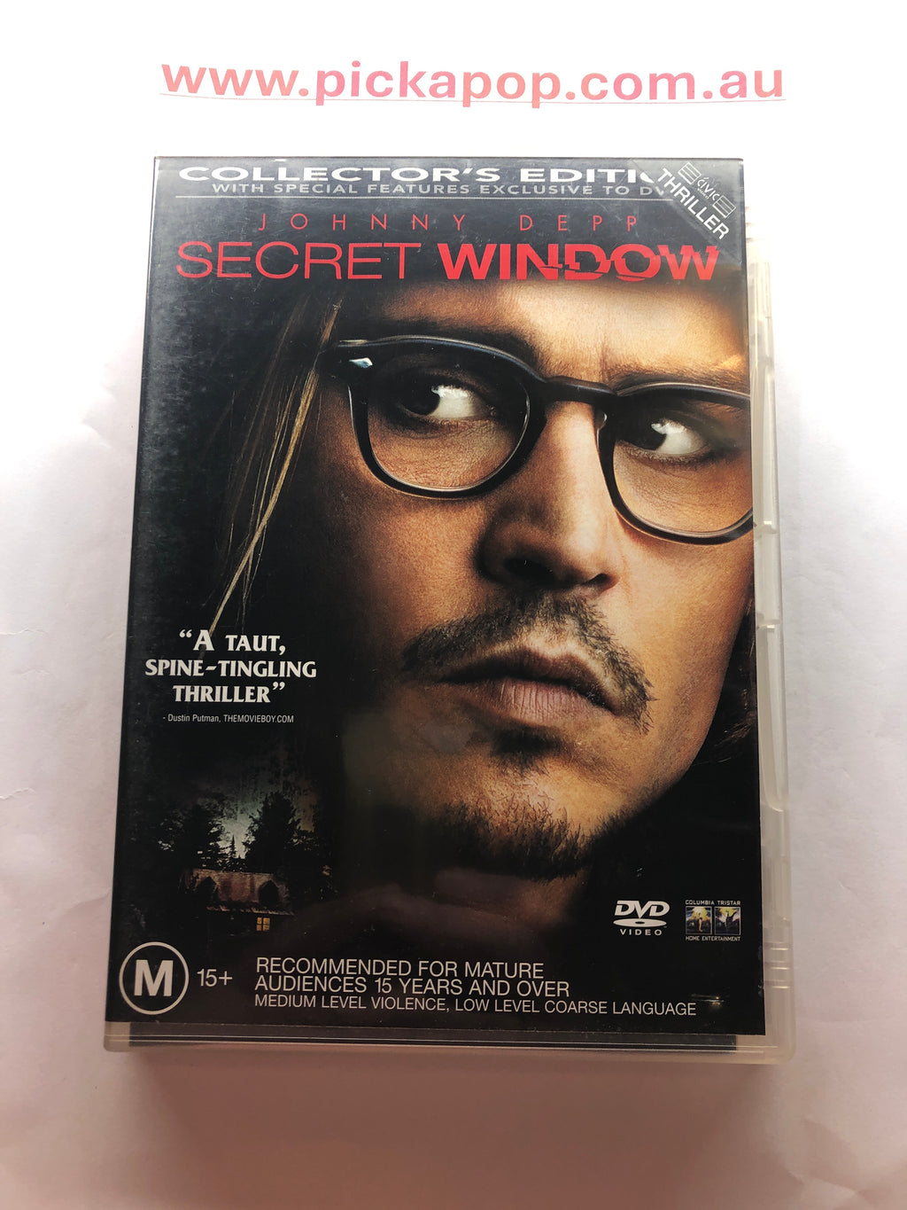 SECRET WINDOW COLLECTORS EDITION - (PAL Region 4) DVD Cleaned and Tested