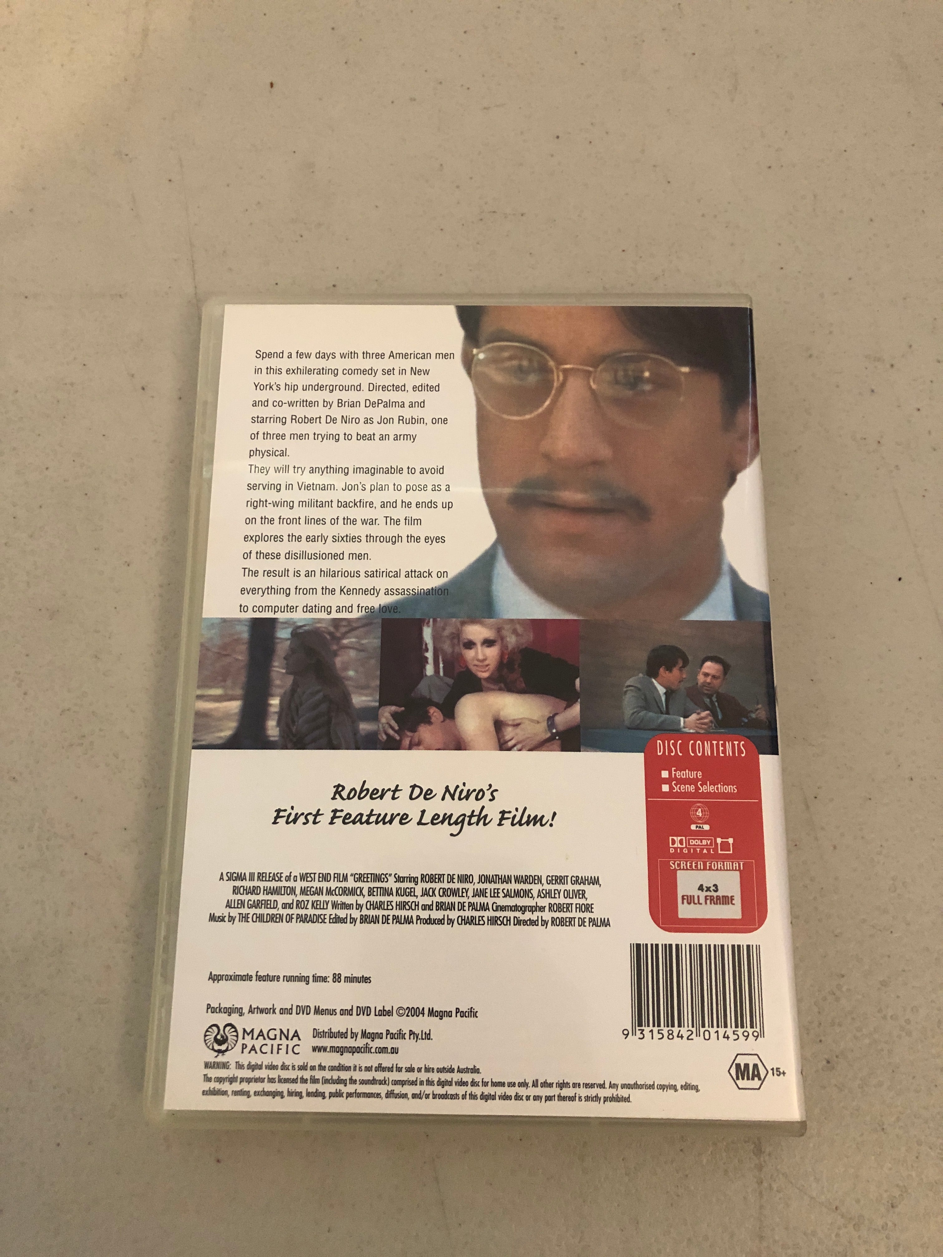GREETINGS - PAL Region 4 - DVD Cleaned and Tested
