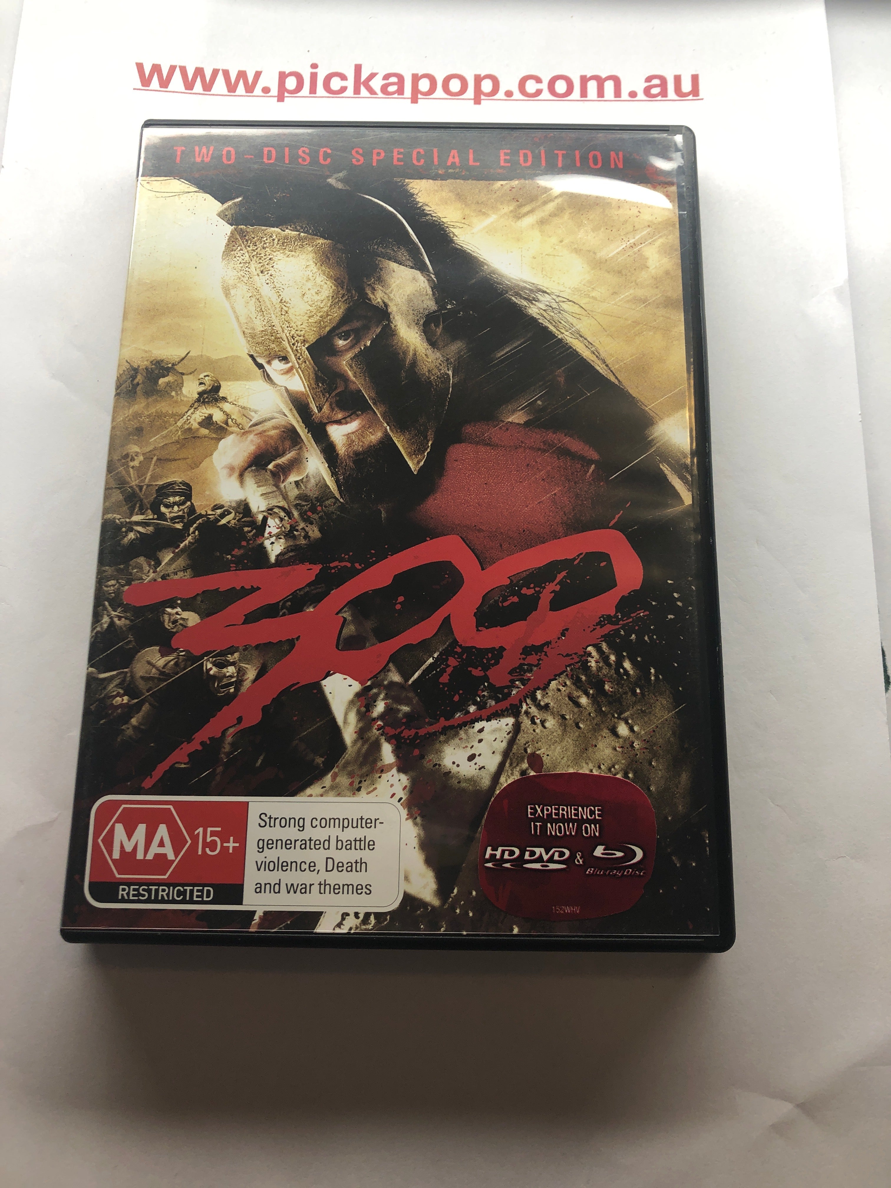300 Two Disc Special Edition - (PAL Region 4) DVD Cleaned and Tested