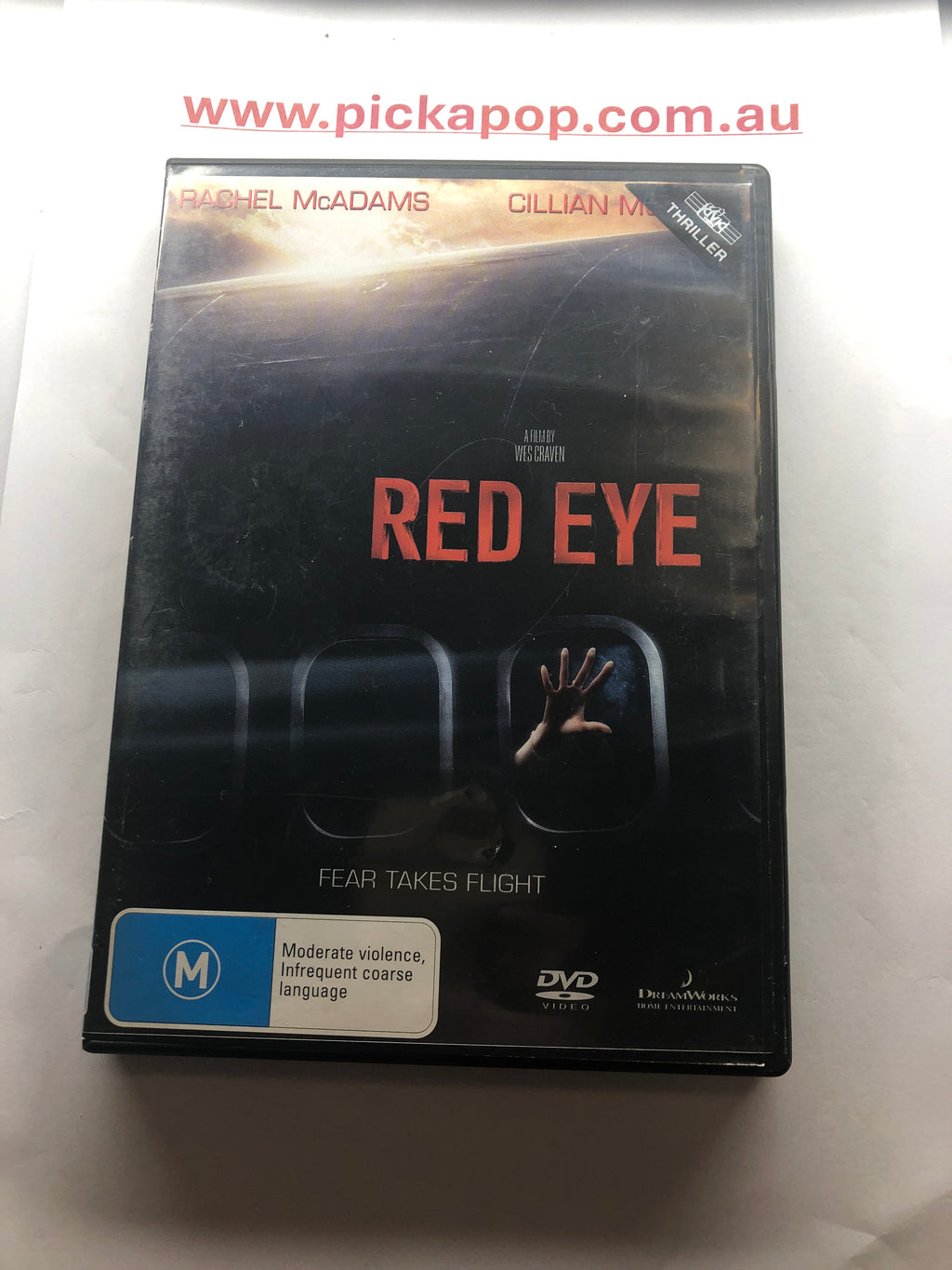 RED EYE - (PAL Region 4) DVD Cleaned and Tested