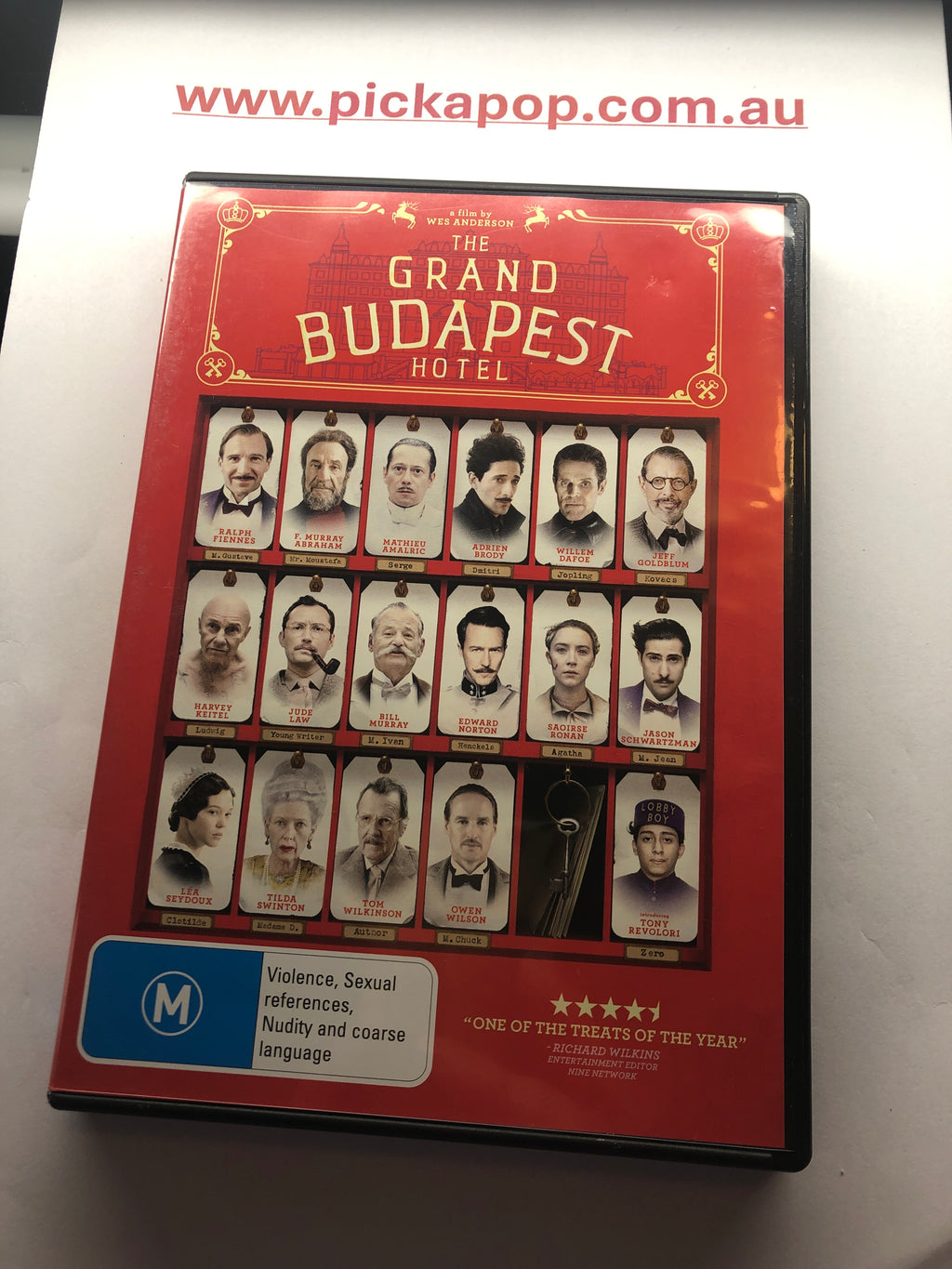 THE GRAND BUDAPEST HOTEL - (PAL Region 4) DVD Cleaned and Tested