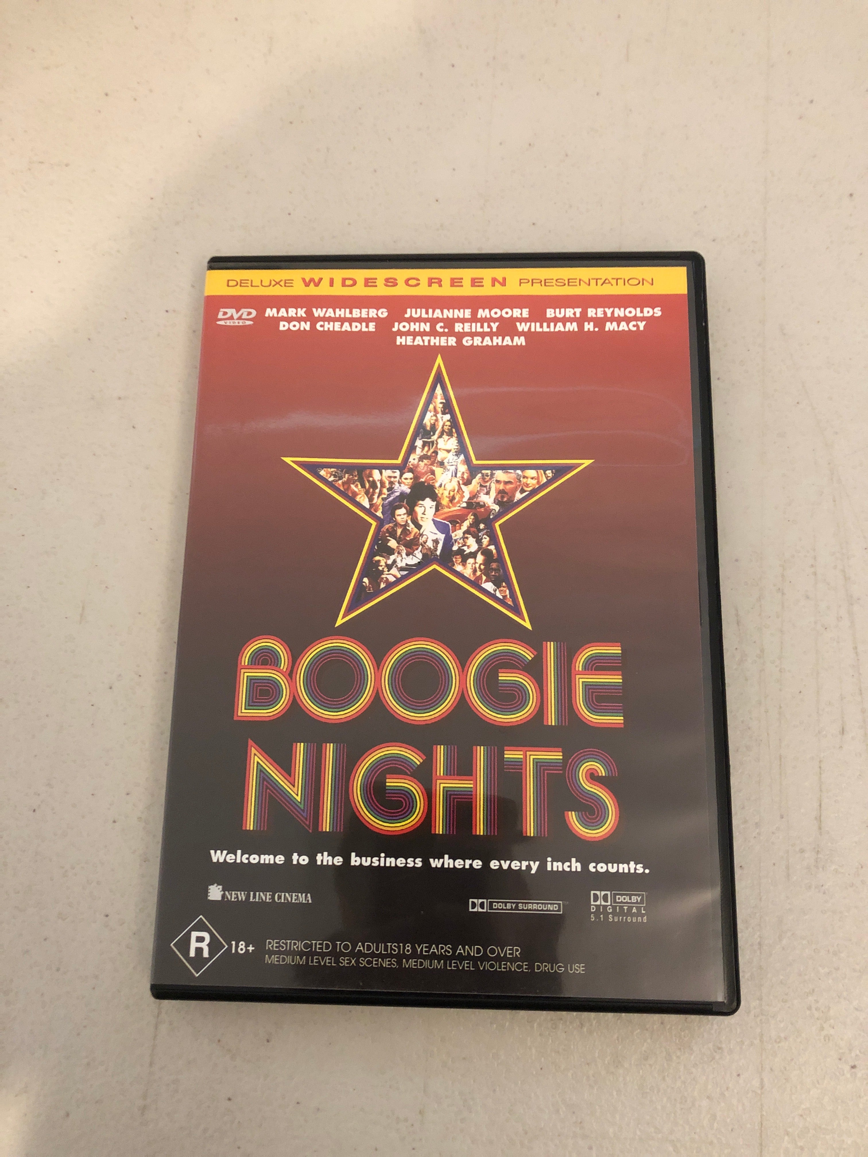 BOOGIE NIGHTS - PAL Region 4 - DVD Cleaned and Tested