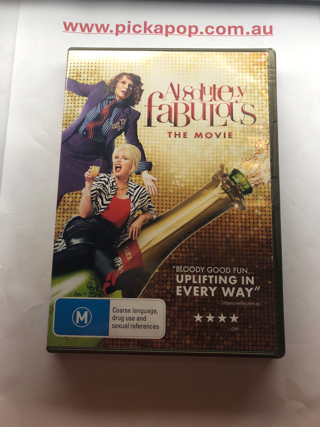 ABSOLUTELY FABULOUS THE MOVIE - (PAL Region 4) DVD Cleaned and Tested