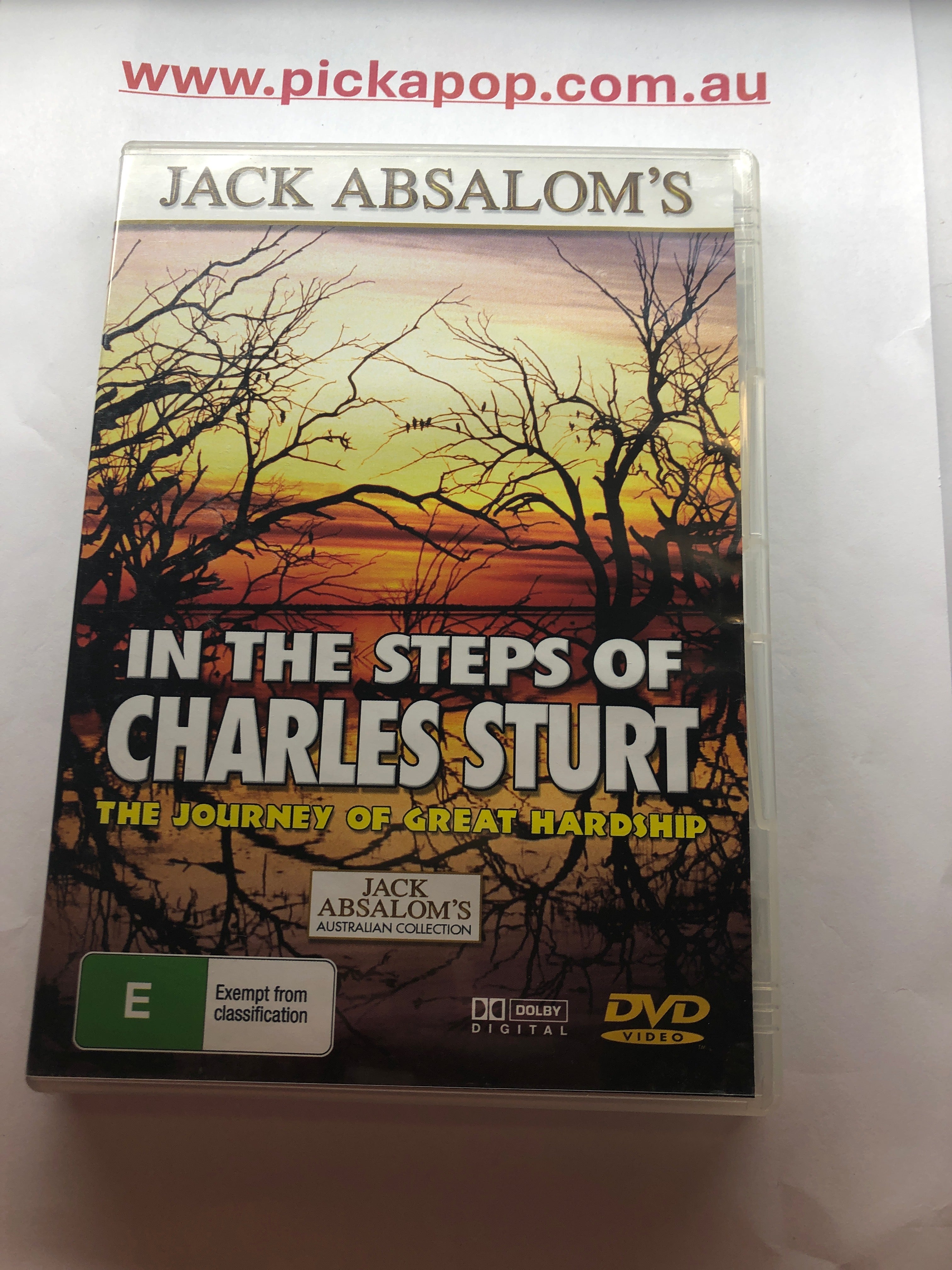 IN THE STEPS OF CHARLES STURT - (PAL Region 4) DVD Cleaned and Tested