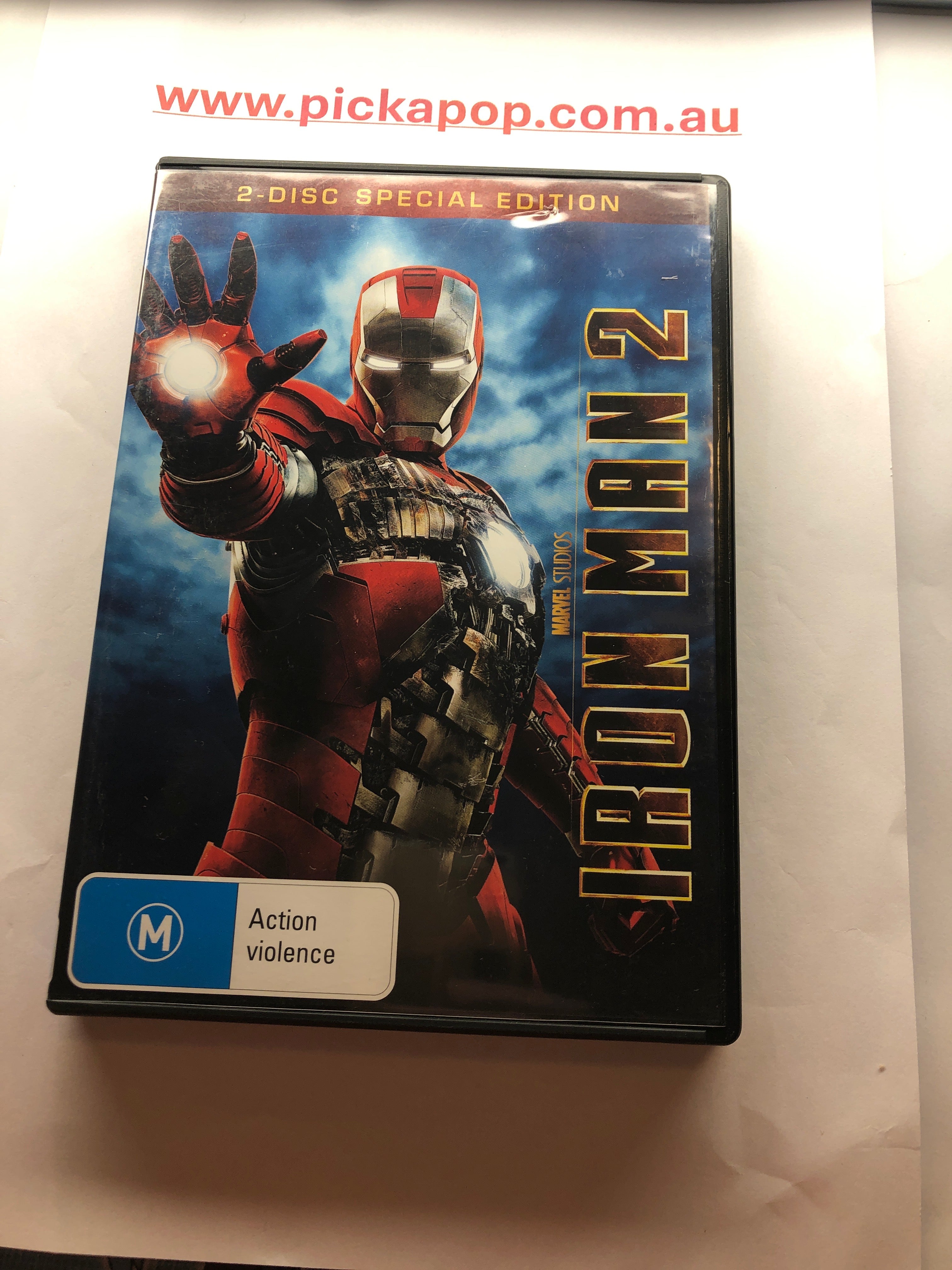 IRON MAN 2,2 DISC SPECIAL EDITION - (PAL Region 4) DVD Cleaned and Tested