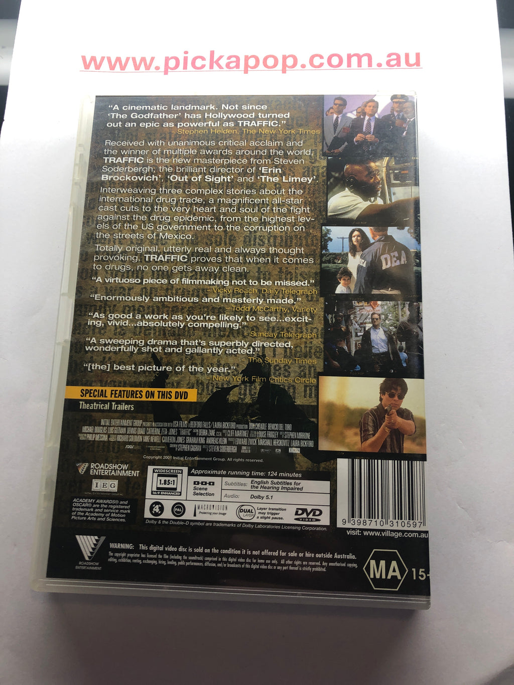 TRAFFIC - (PAL Region 4) DVD Cleaned and Tested