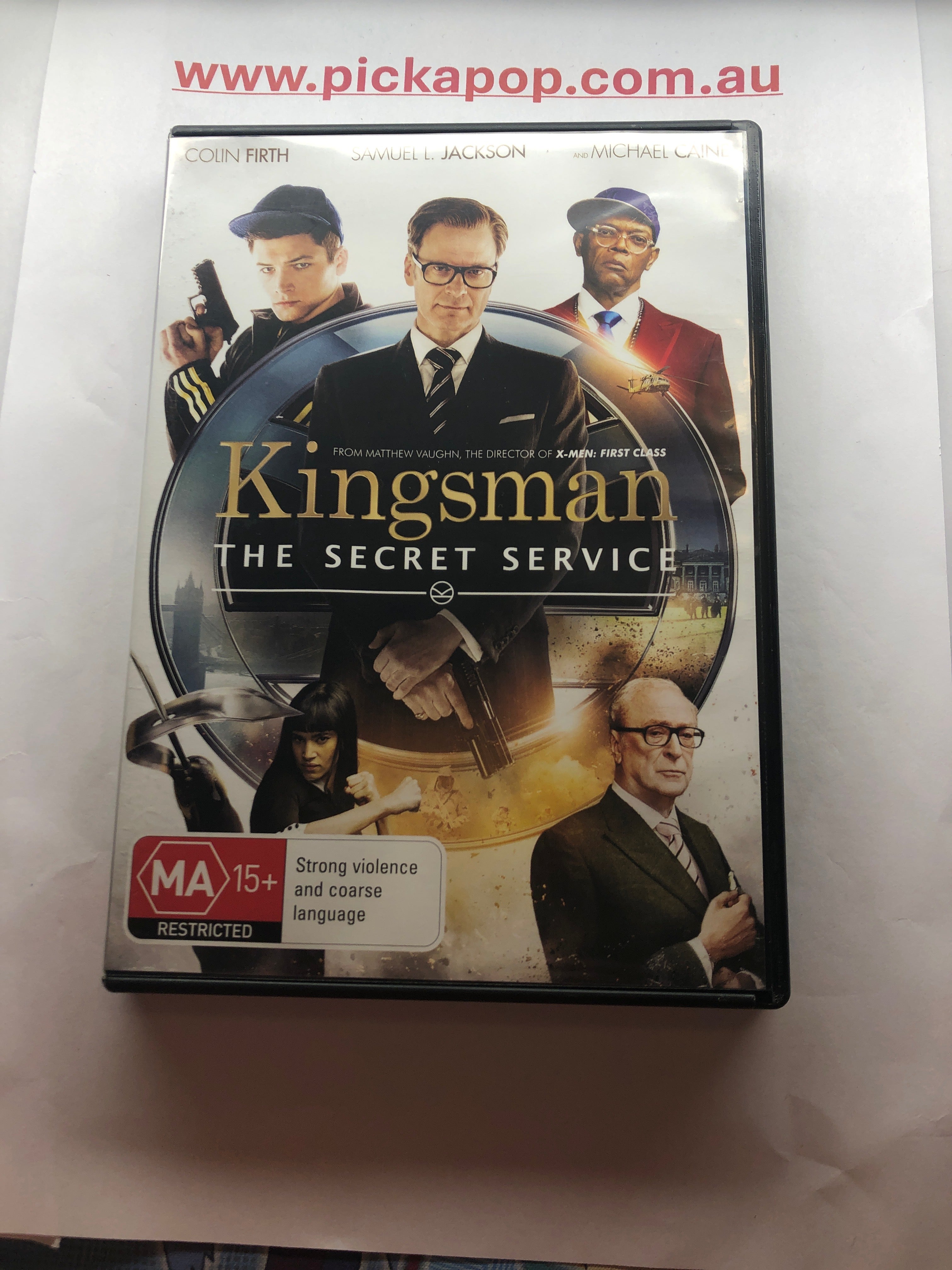 KINGSMAN THE SECRET SERVICE - (PAL Region 4) DVD Cleaned and Tested
