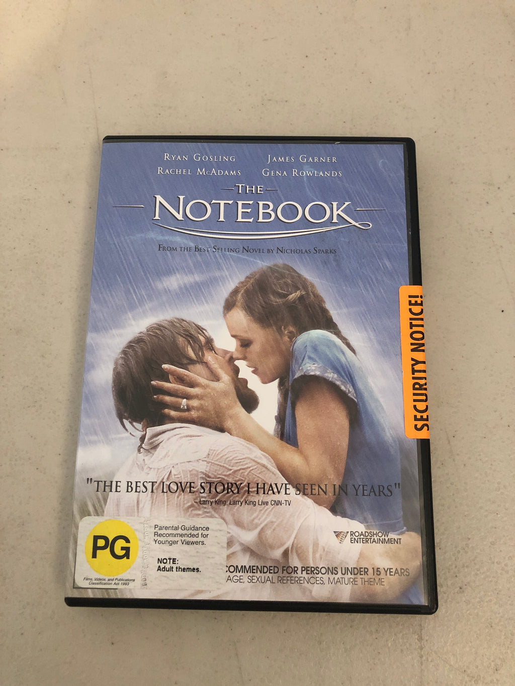 THE NOTEBOOK - PAL Region 4 - DVD Cleaned and Tested