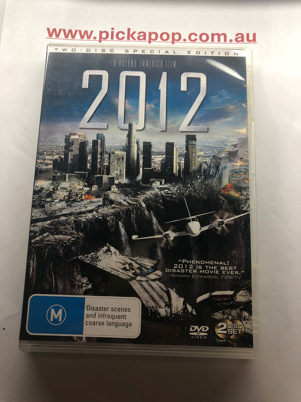 2012 TWO DISC SPECIAL EDITION - (PAL Region 4) DVD Cleaned and Tested
