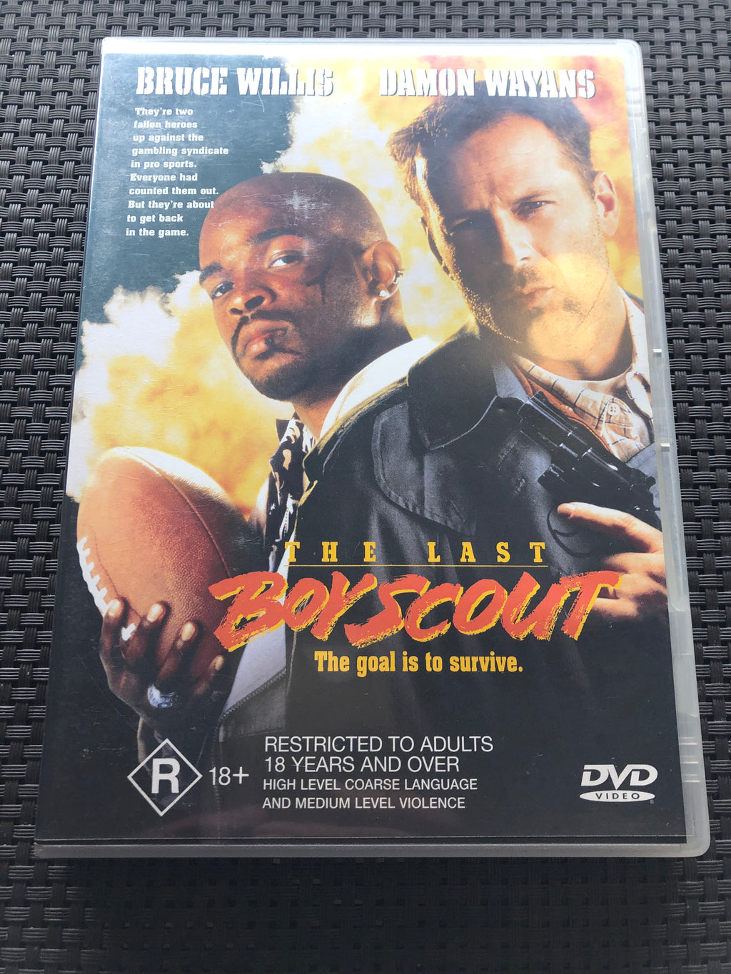 THE LAST BOYSCOUT - (PAL Region 4) DVD Cleaned and Tested