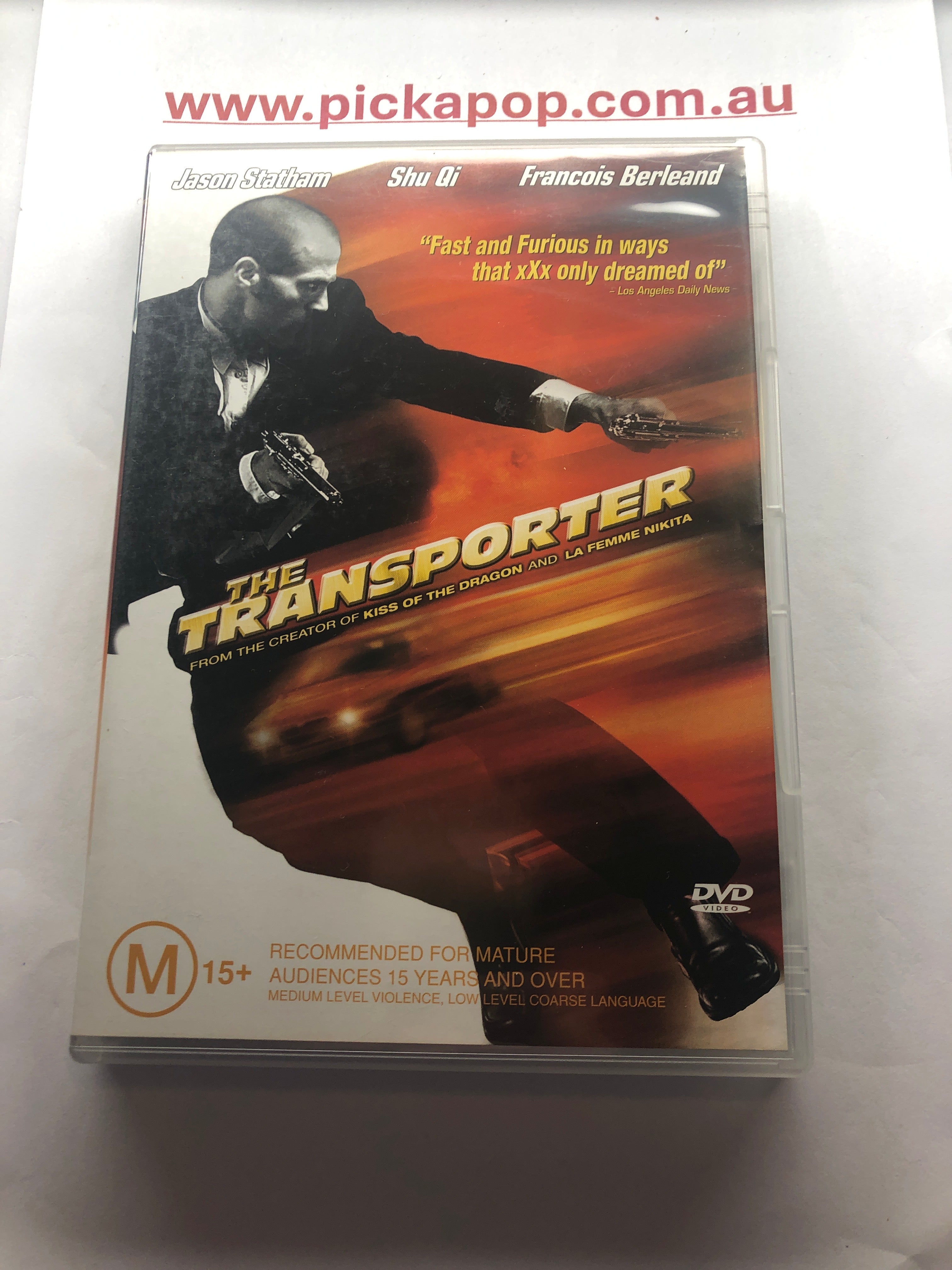 THE TRANSPORTER - (PAL Region 4) DVD Cleaned and Tested