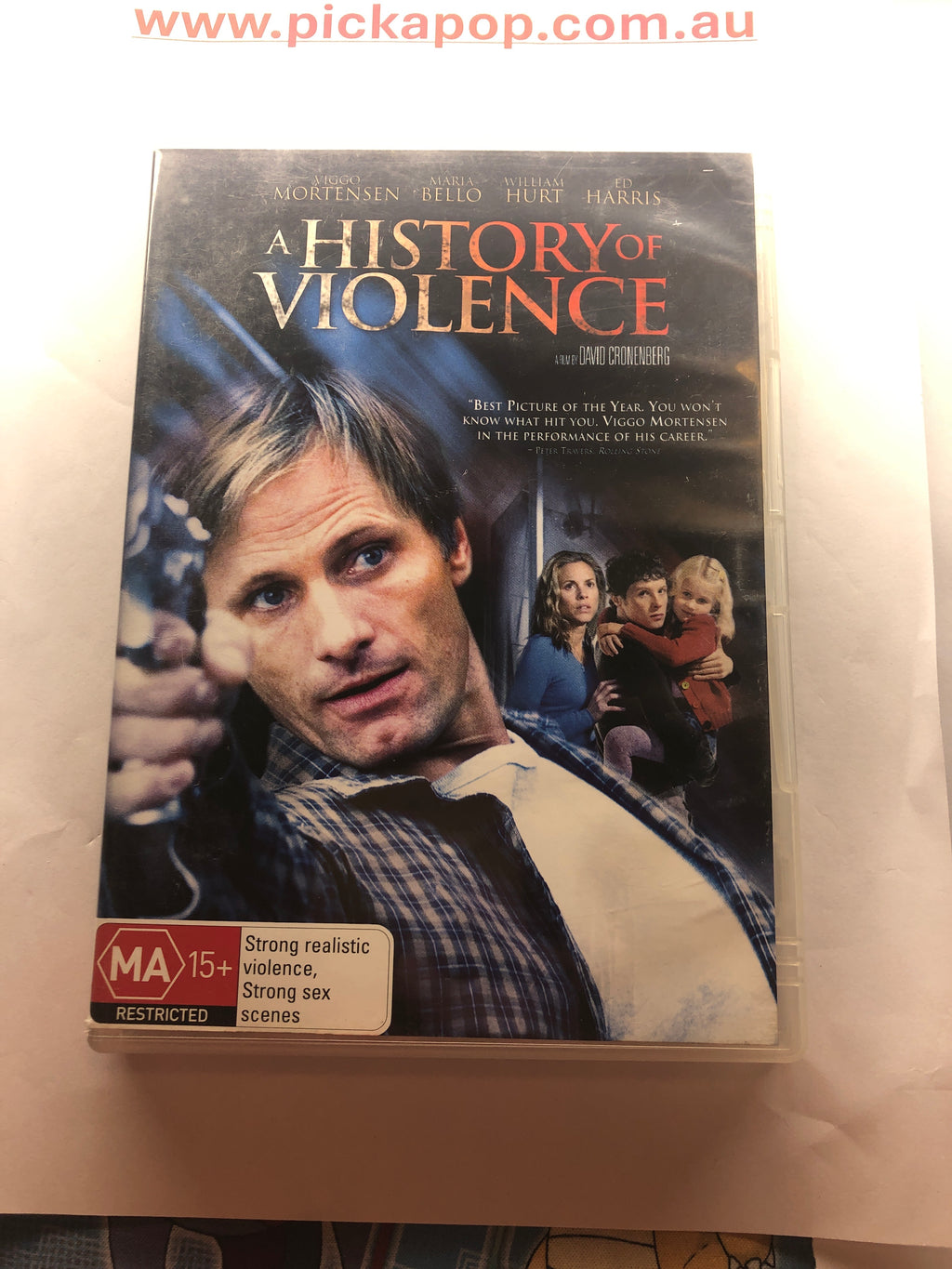 A HISTORY OF VIOLENCE - (PAL Region 4) DVD Cleaned and Tested