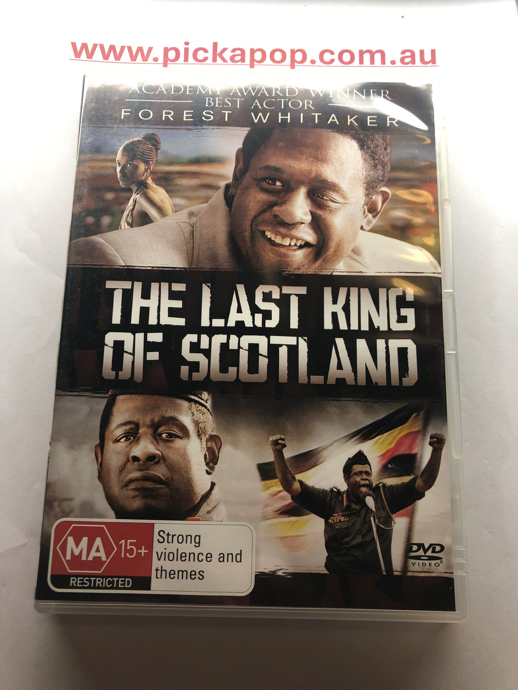 THE LAST KING OF SCOTLAND - (PAL Region 4) DVD Cleaned and Tested