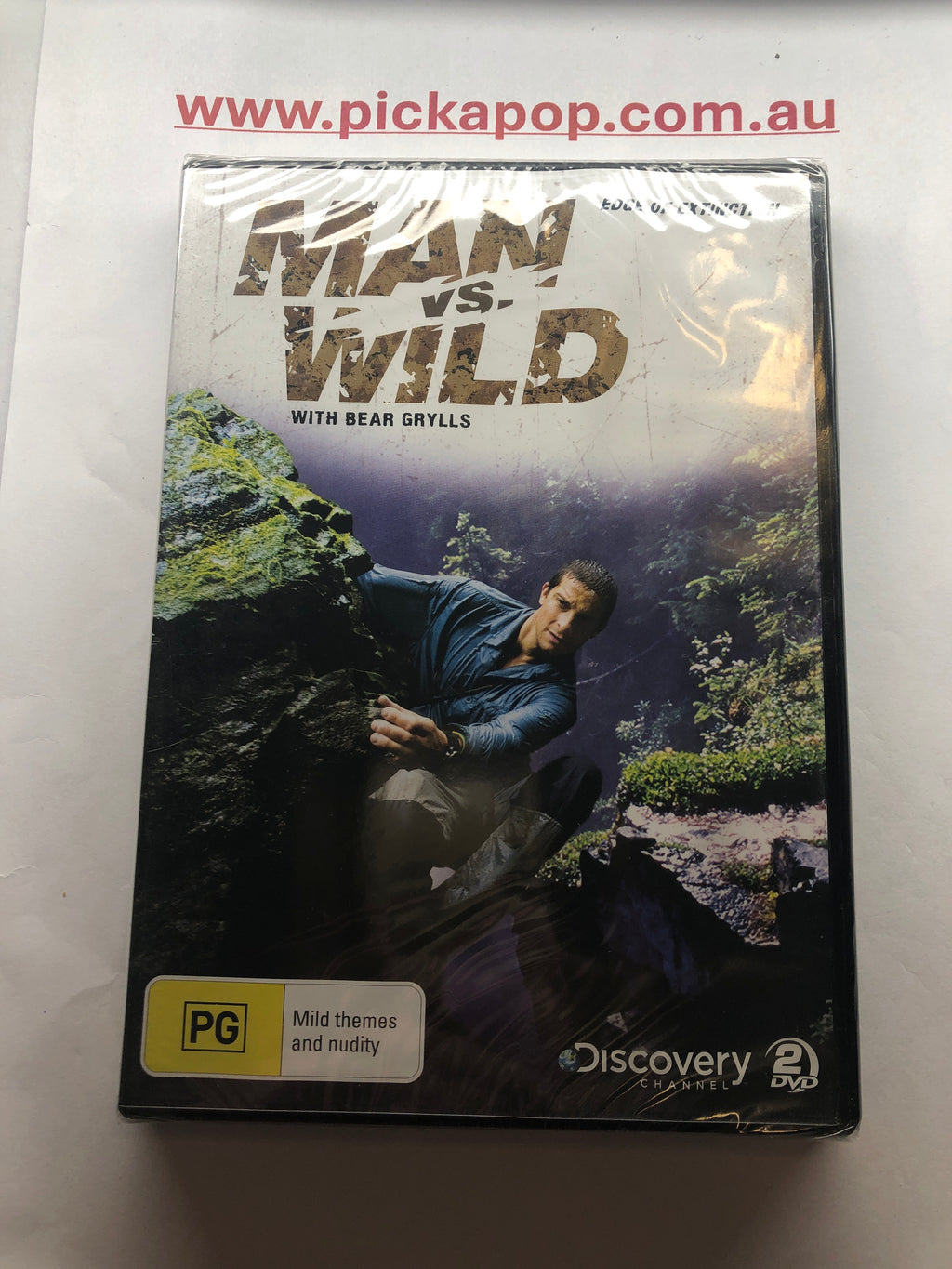 MAN VS WILD EDGE OF EXTINCTION- (PAL Region 4) DVD Cleaned and Tested
