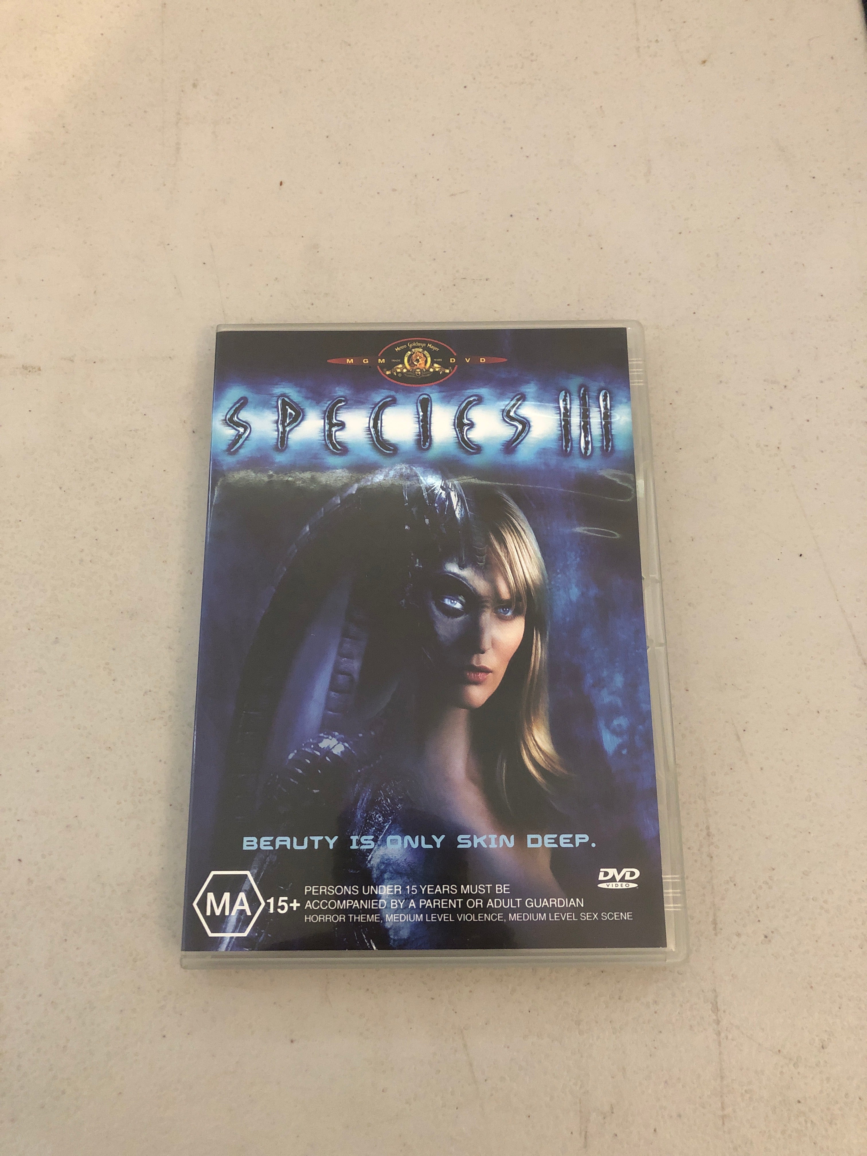 SPECIES III - PAL Region 4 - DVD Cleaned and Tested