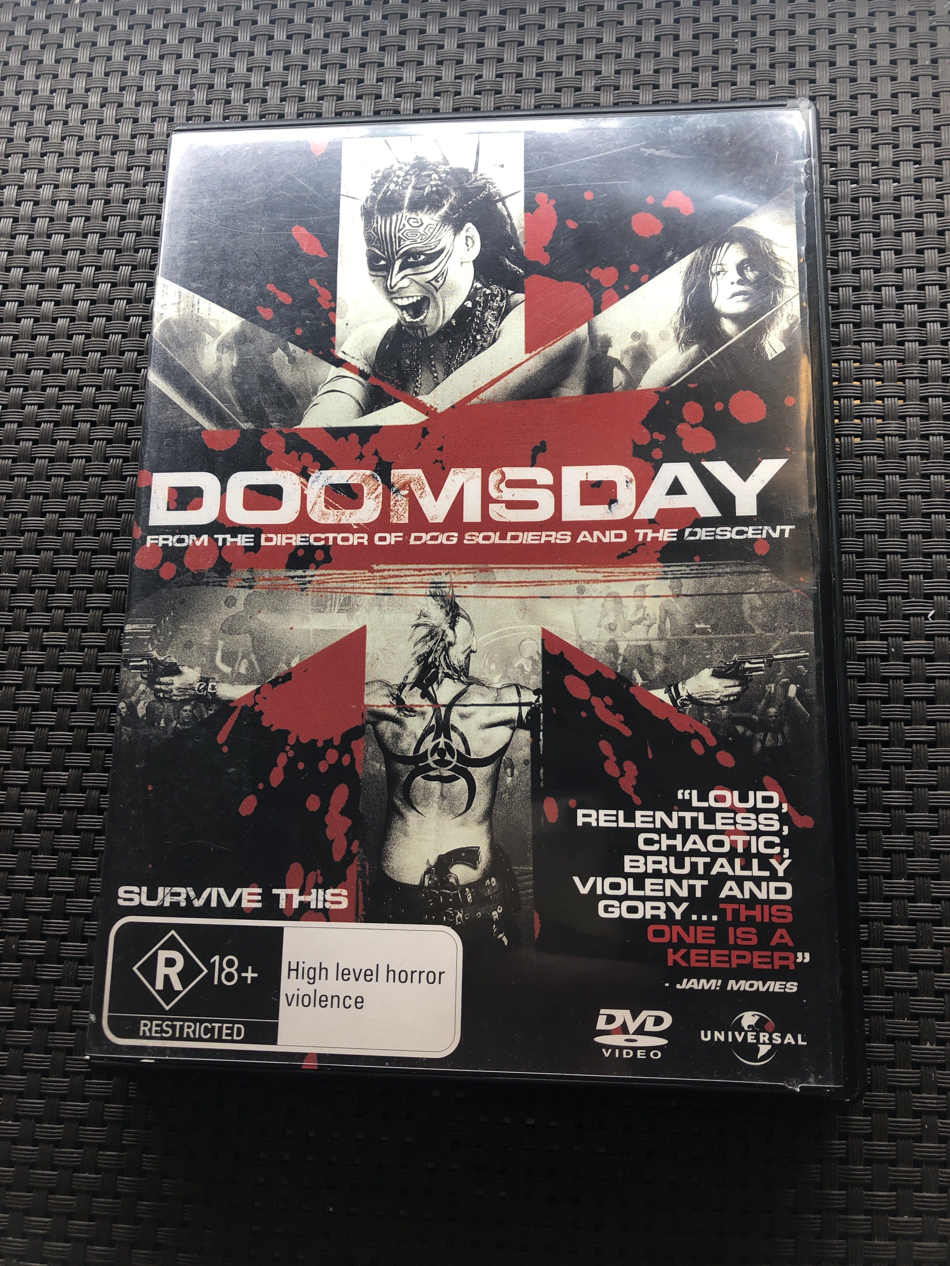 DOOMSDAY - (PAL Region 4) DVD Cleaned and Tested