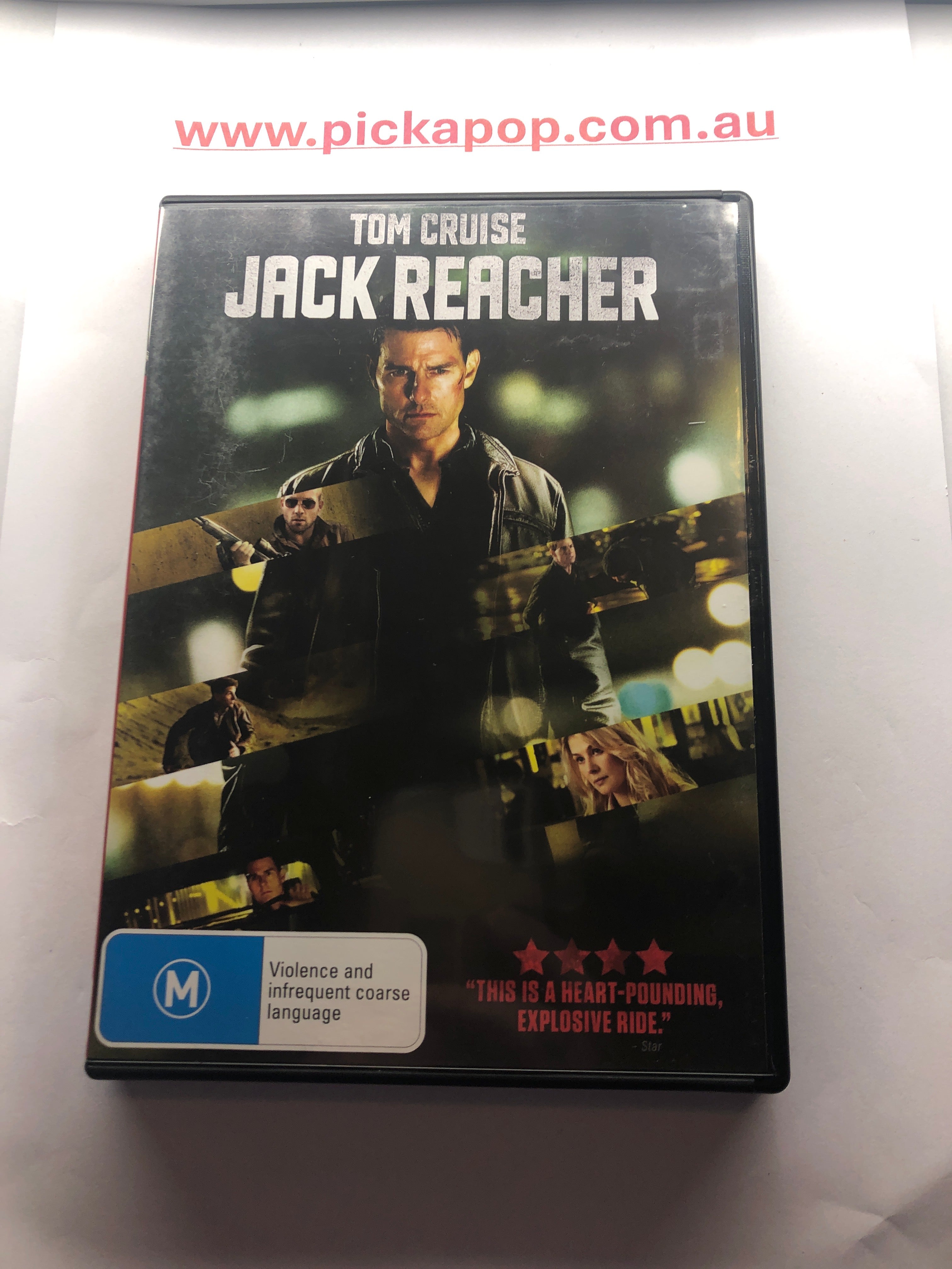 JACK REACHER - (PAL Region 4) DVD Cleaned and Tested
