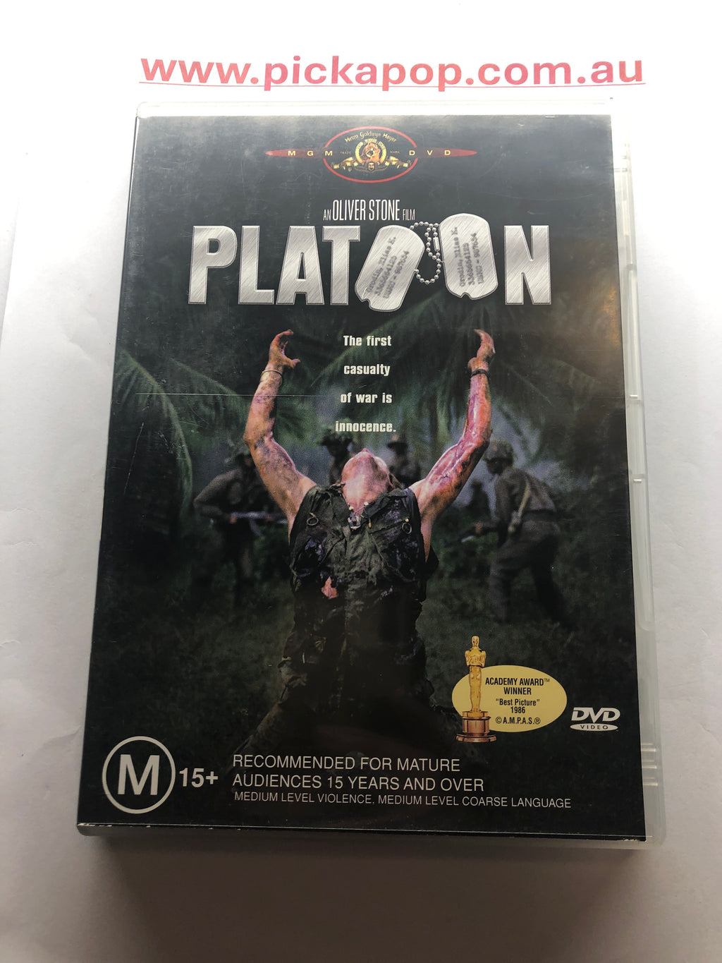 PLATOON - (PAL Region 4) DVD Cleaned and Tested