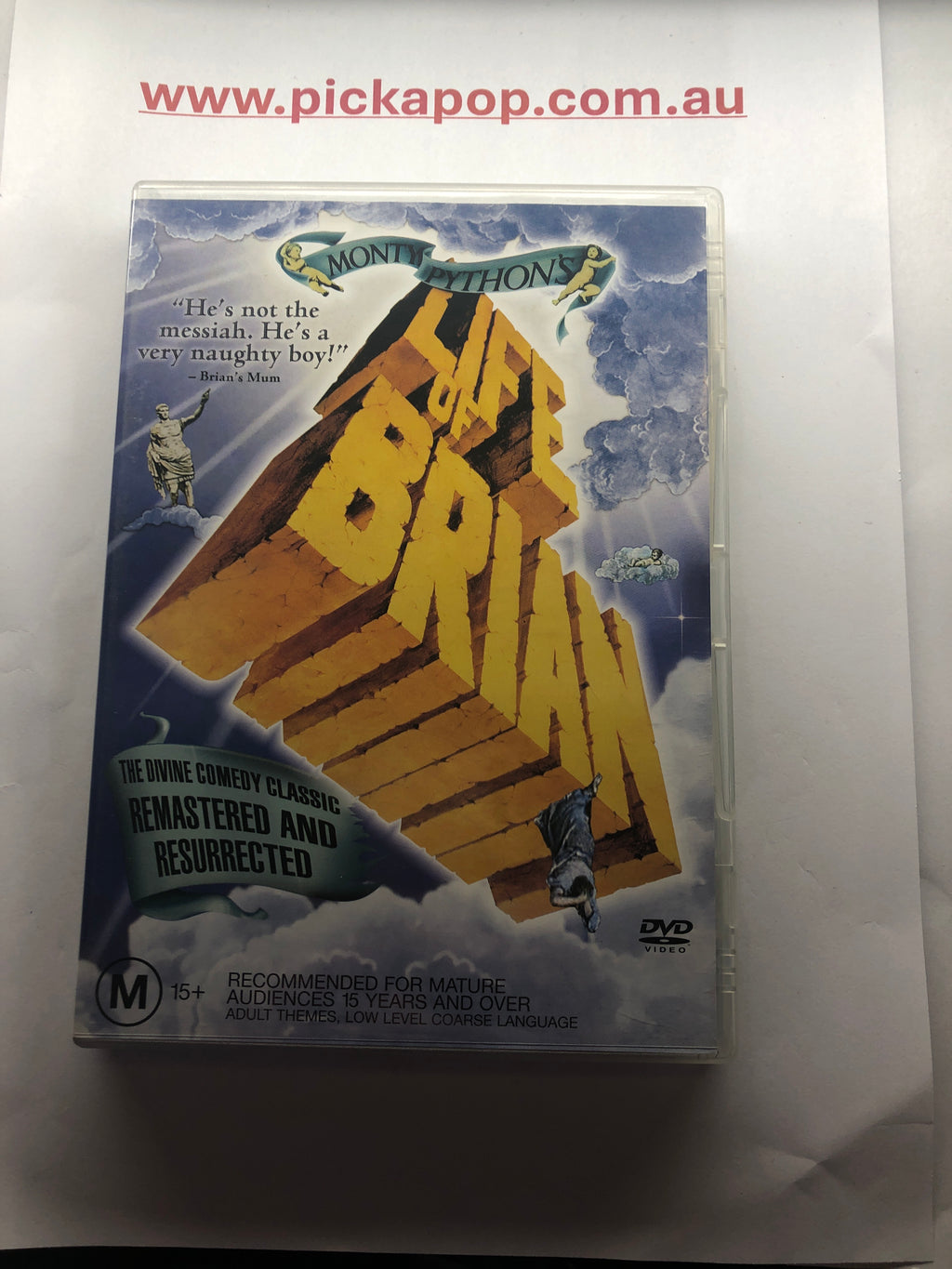 LIFE OF BRIAN - (PAL Region 4) DVD Cleaned and Tested