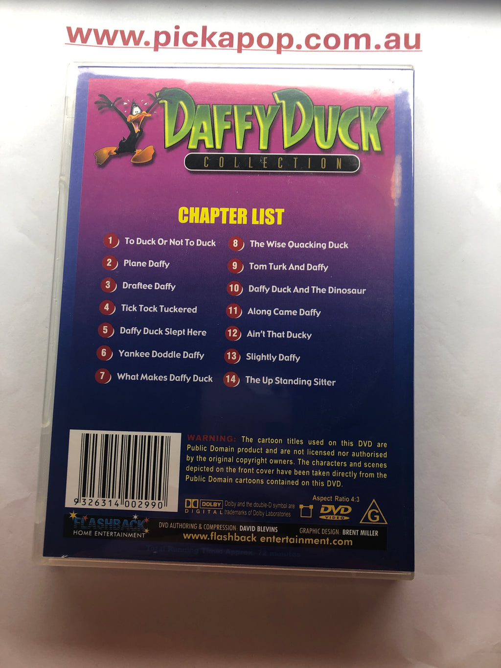 DAFFY DUCK COLLECTION - (PAL Region 4) DVD Cleaned and Tested