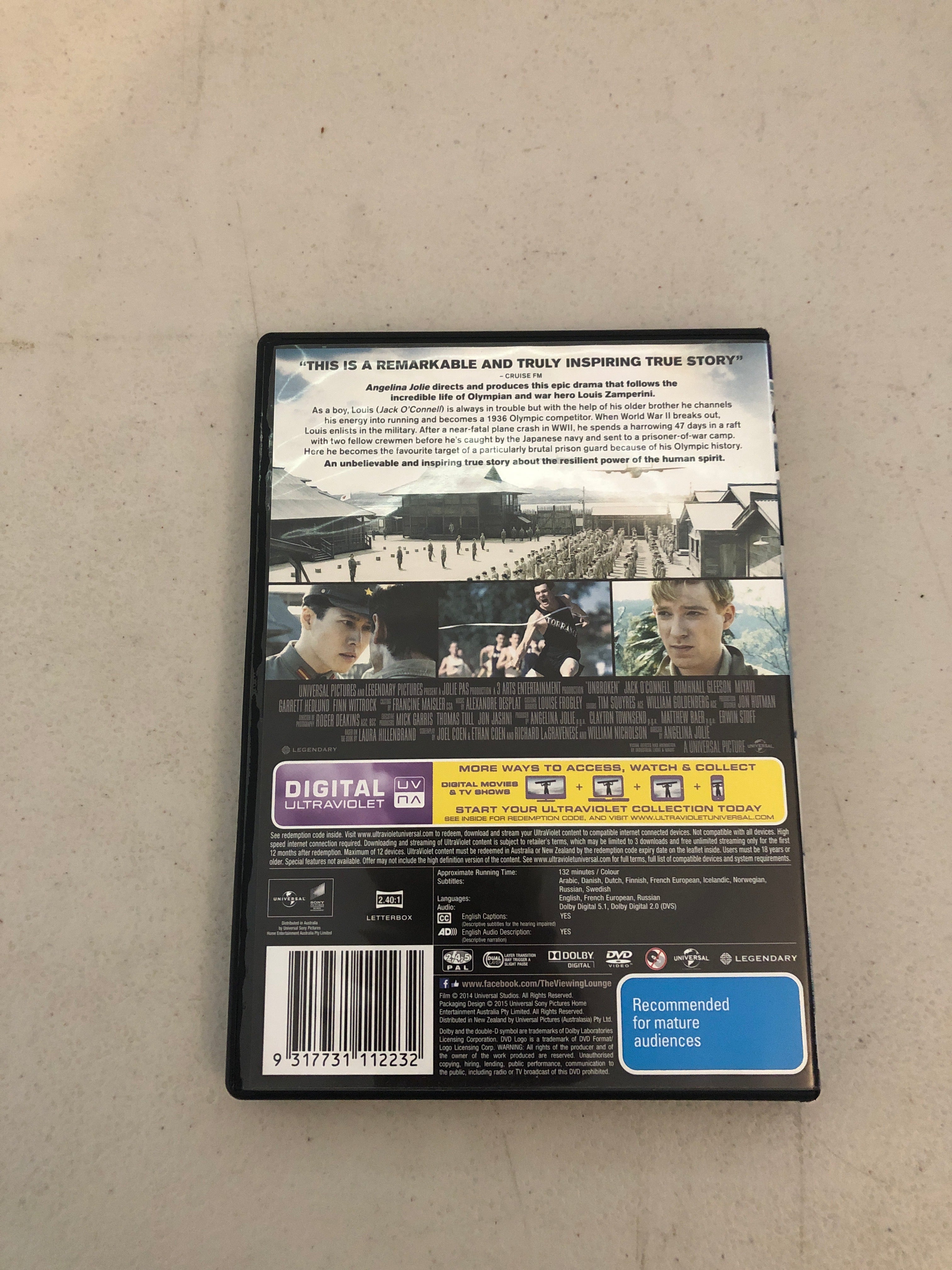 UNBROKEN - PAL Region 4 - DVD Cleaned and Tested