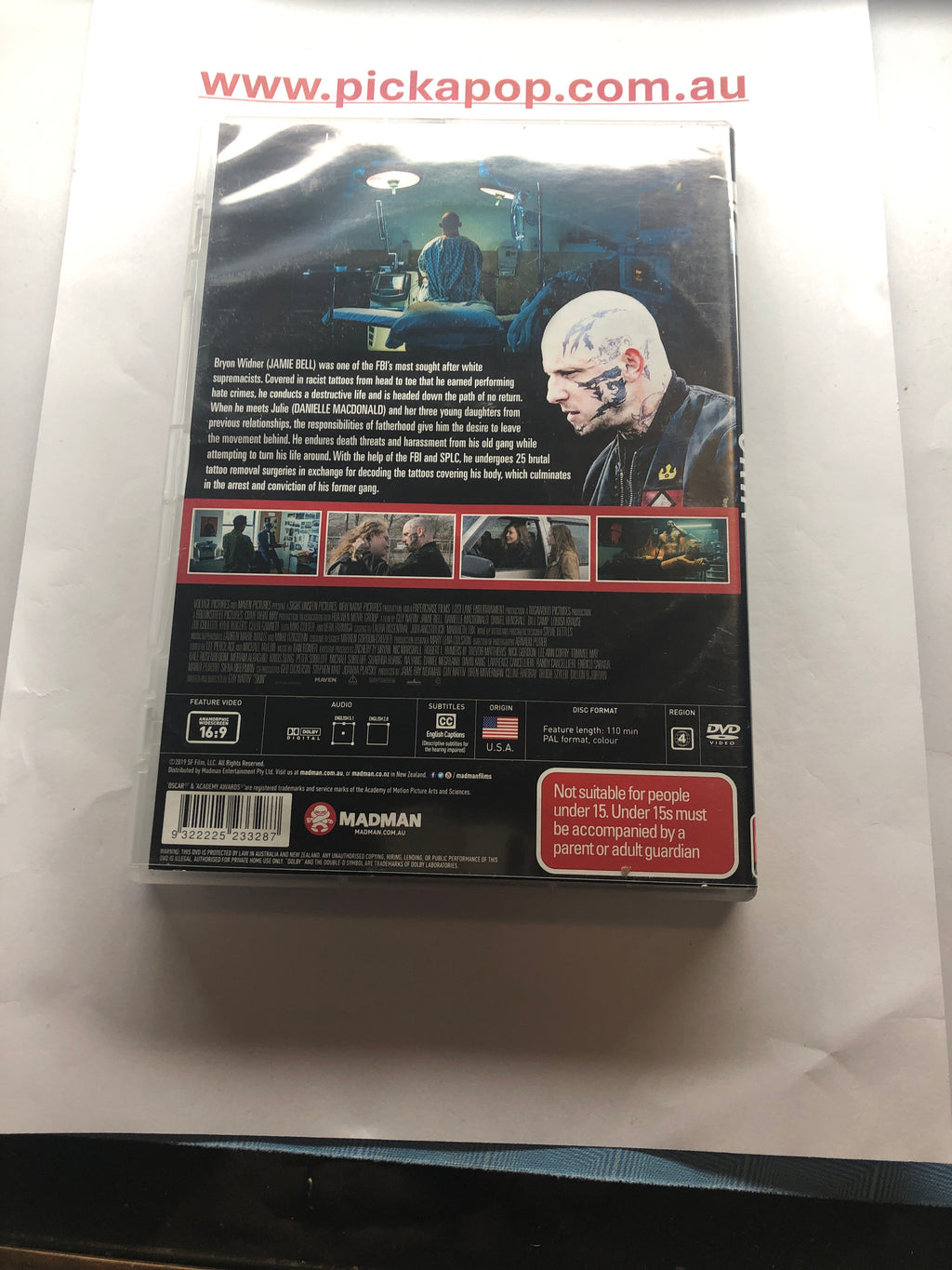 SKIN - (PAL Region 4) DVD Cleaned and Tested