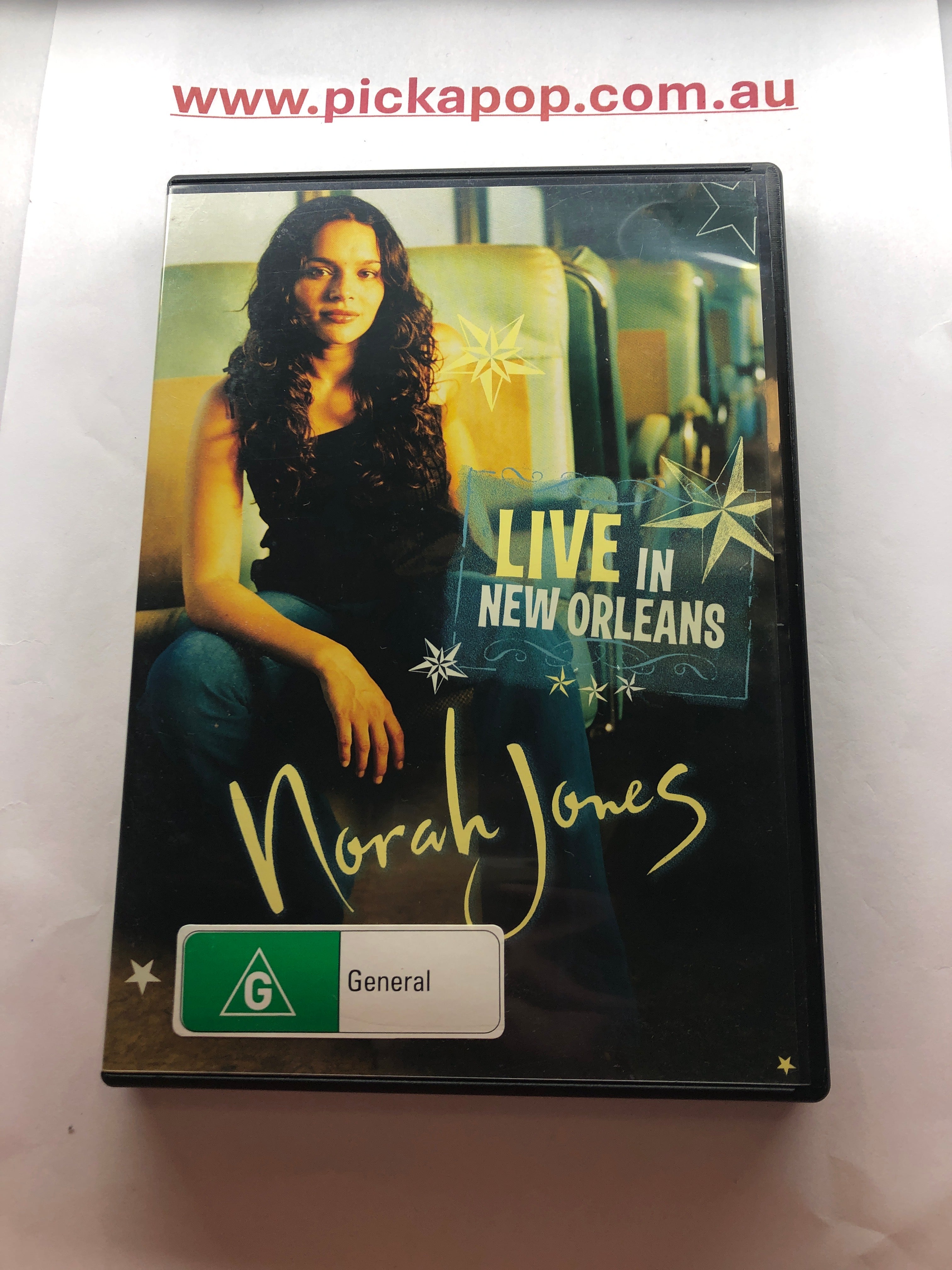 NORAH JONES LIVE IN NEW ORLEANS - (PAL Region 4) DVD Cleaned and Tested