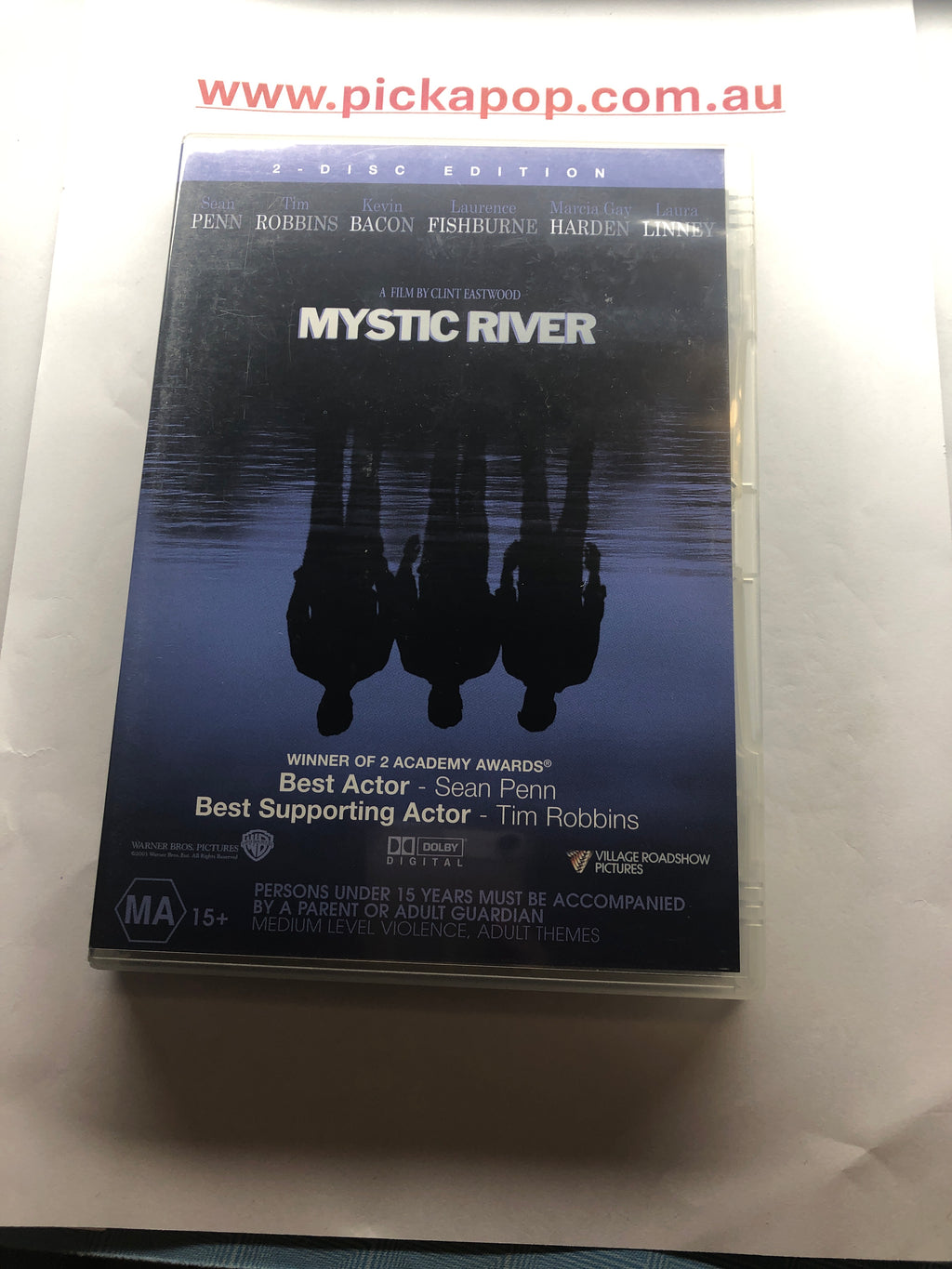 MYSTIC RIVER 2 DISC EDITION - DVD Cleaned and Tested
