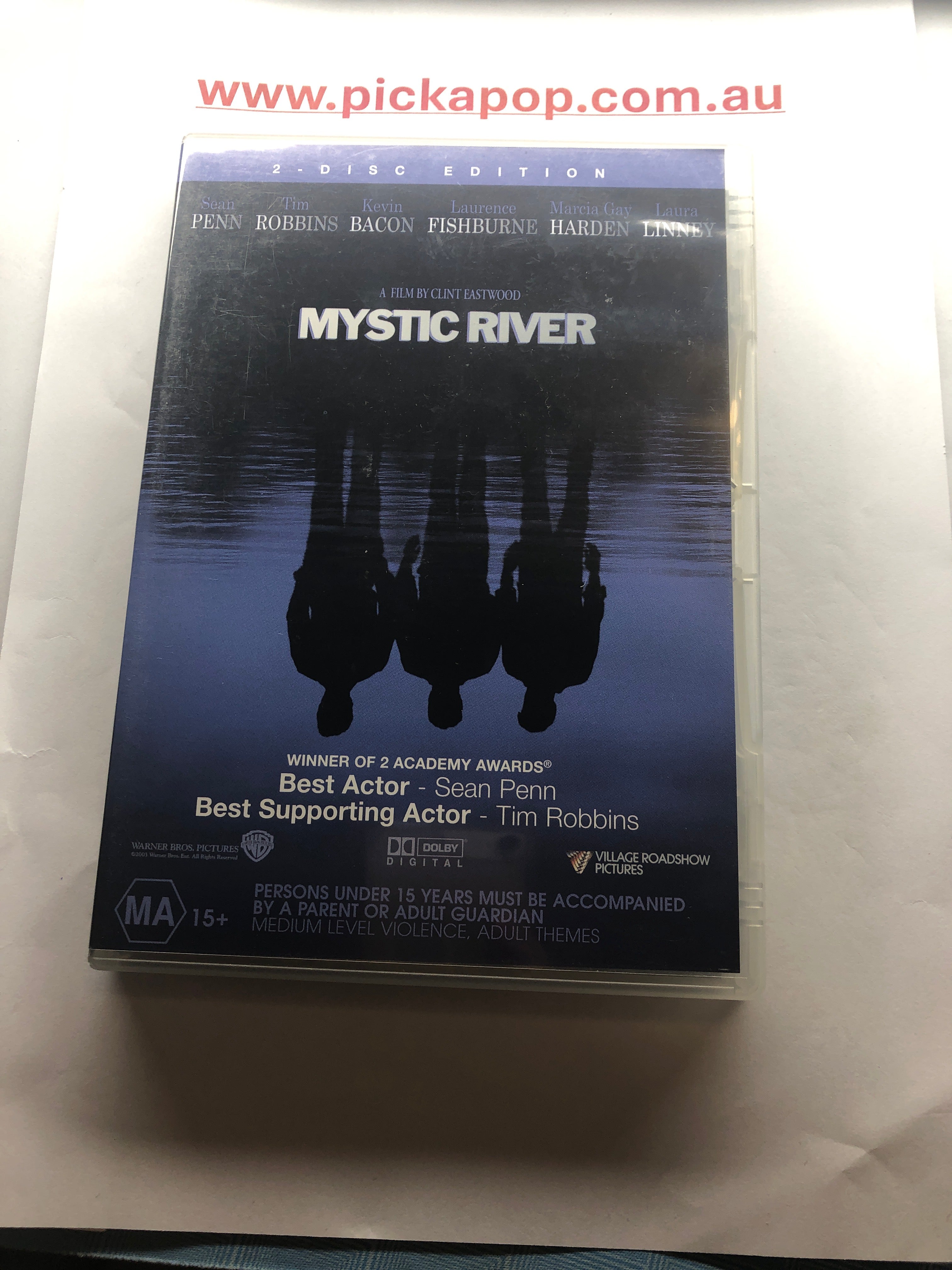 MYSTIC RIVER 2 DISC EDITION - DVD Cleaned and Tested