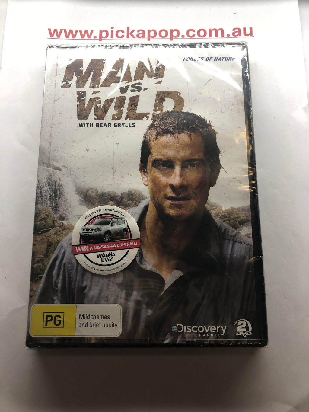 MAN VS WILD FORCES OF NATURE - (PAL Region 4) DVD Cleaned and Tested