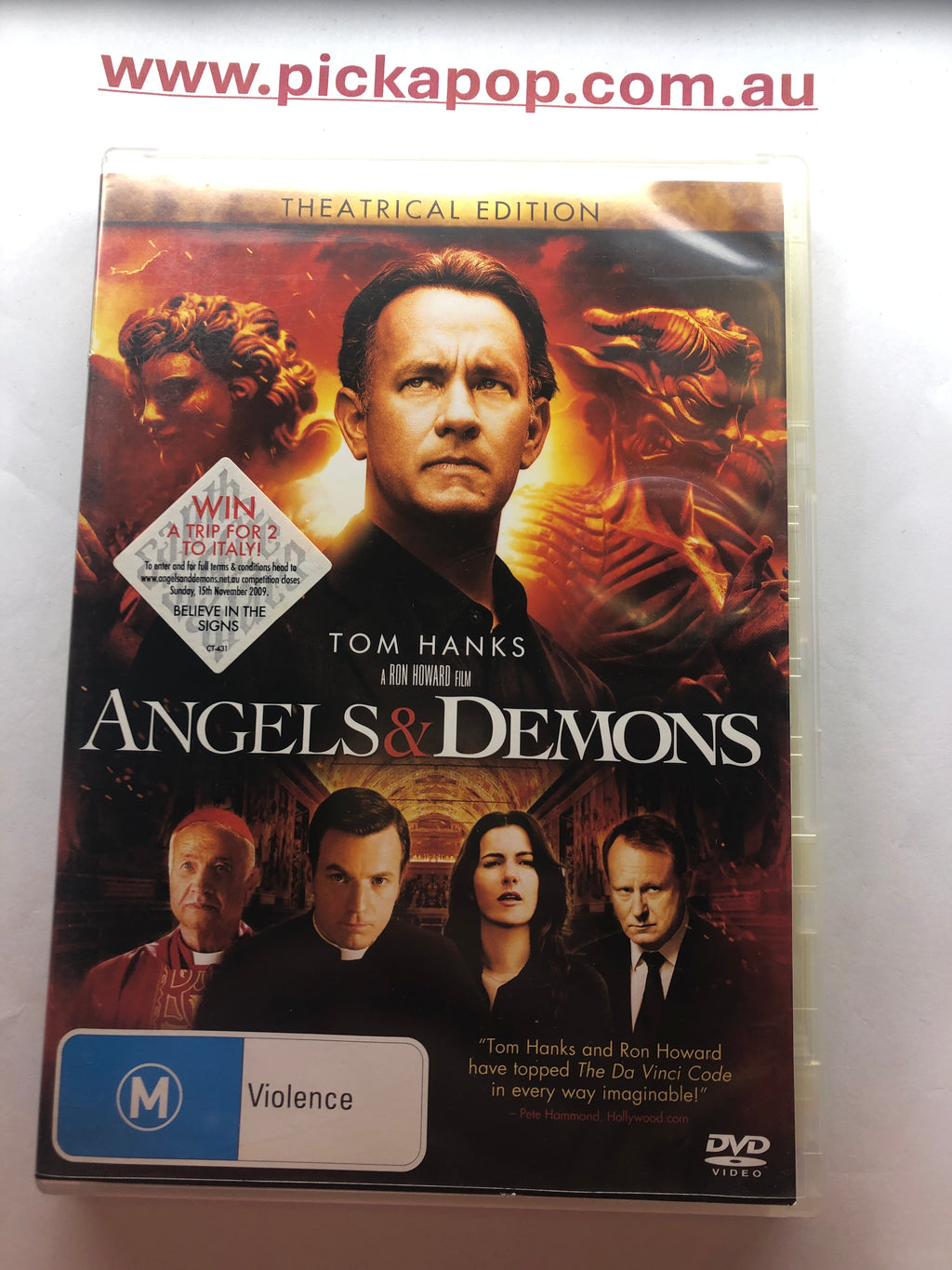 ANGELS & DEMONS THEATRICAL EDITION - (PAL Region 4) DVD Cleaned and Tested