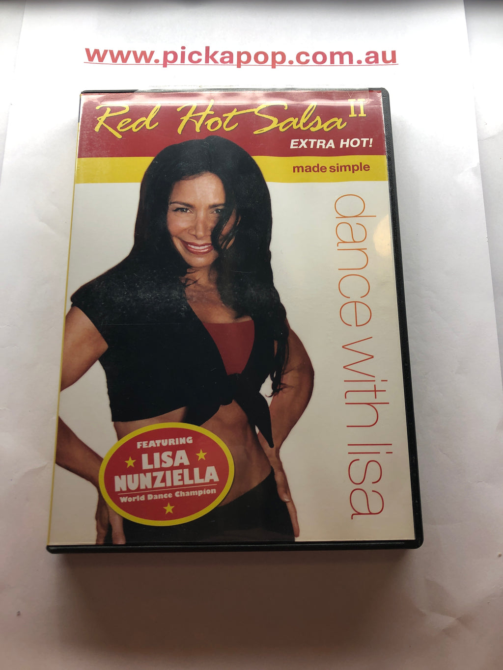 RED HOT SALSA II, DANCE WITH LISA - (PAL Region 4) DVD Cleaned and Tested