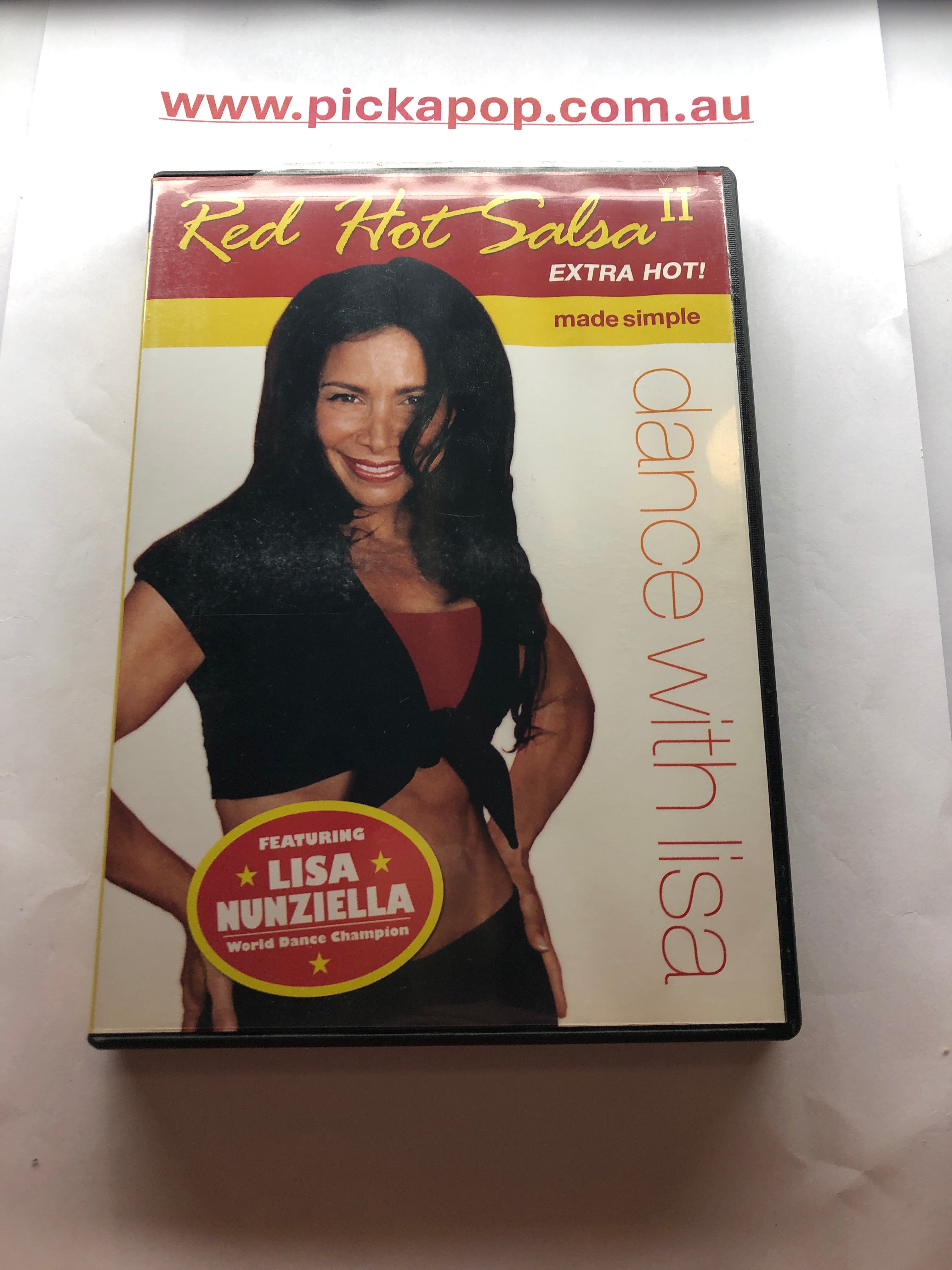 RED HOT SALSA II, DANCE WITH LISA - (PAL Region 4) DVD Cleaned and Tested