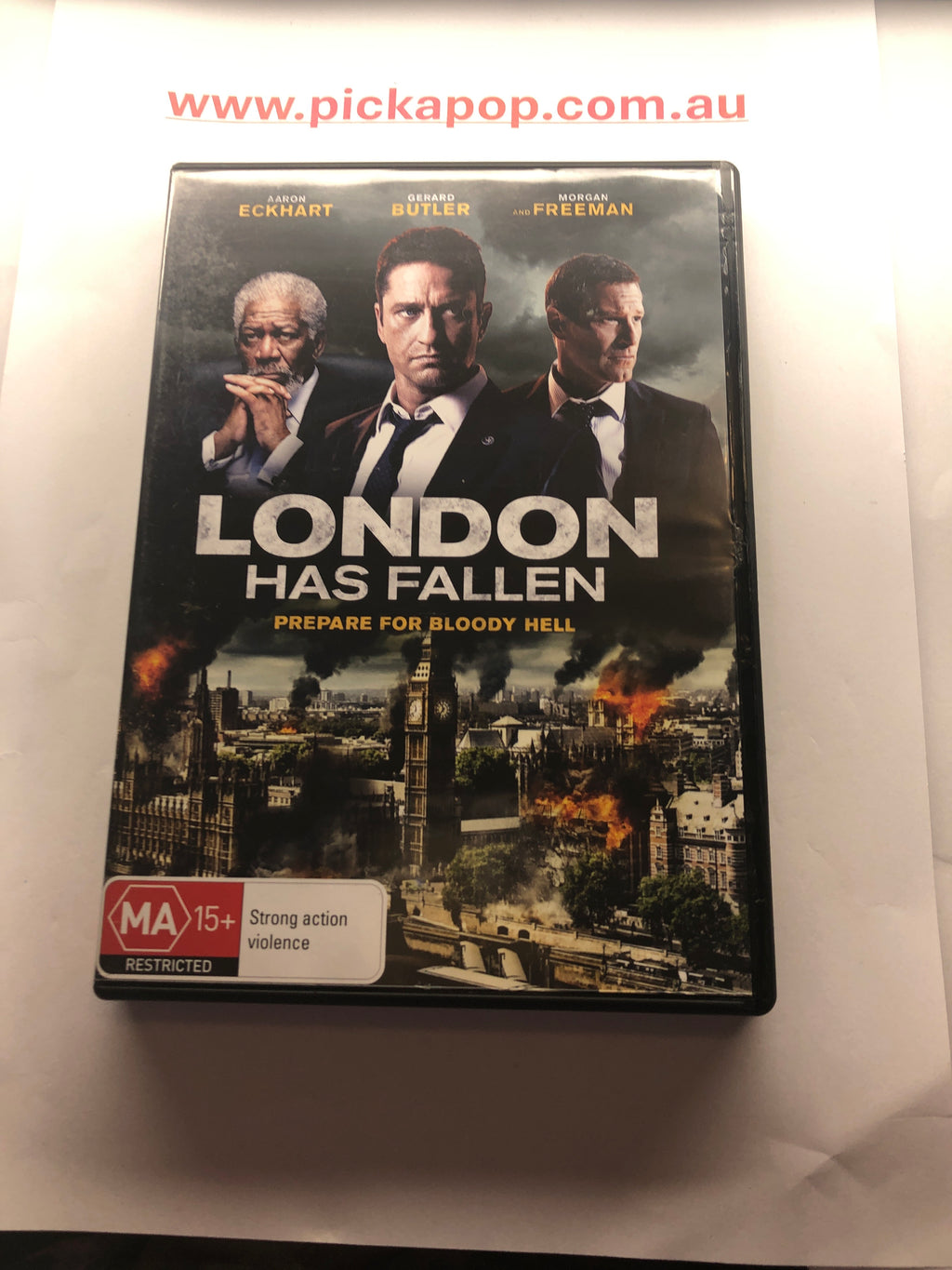 LONDON HAS FALLEN - (PAL Region 4) DVD Cleaned and Tested