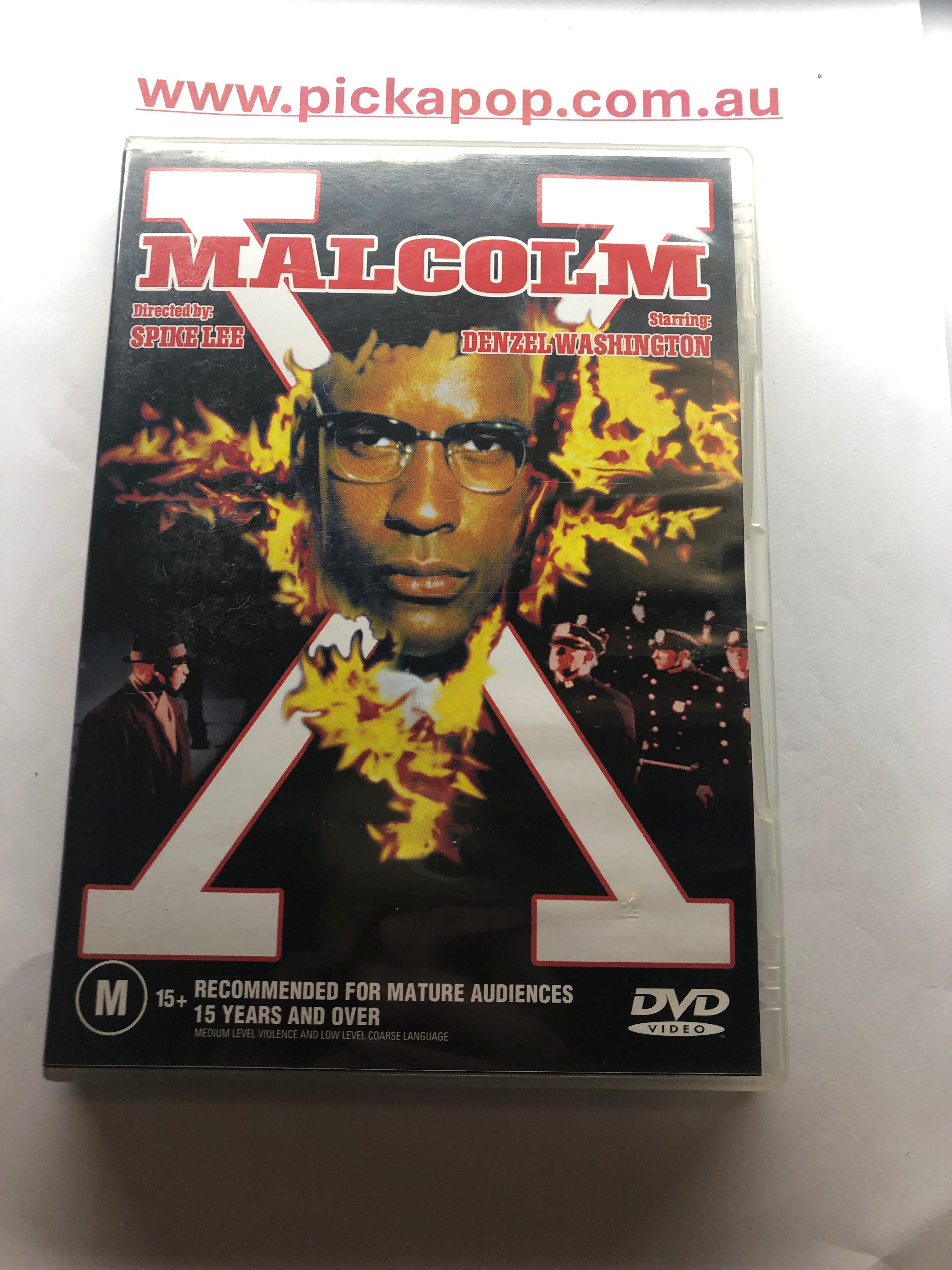 MALCOLM X - (PAL Region 4) DVD Cleaned and Tested