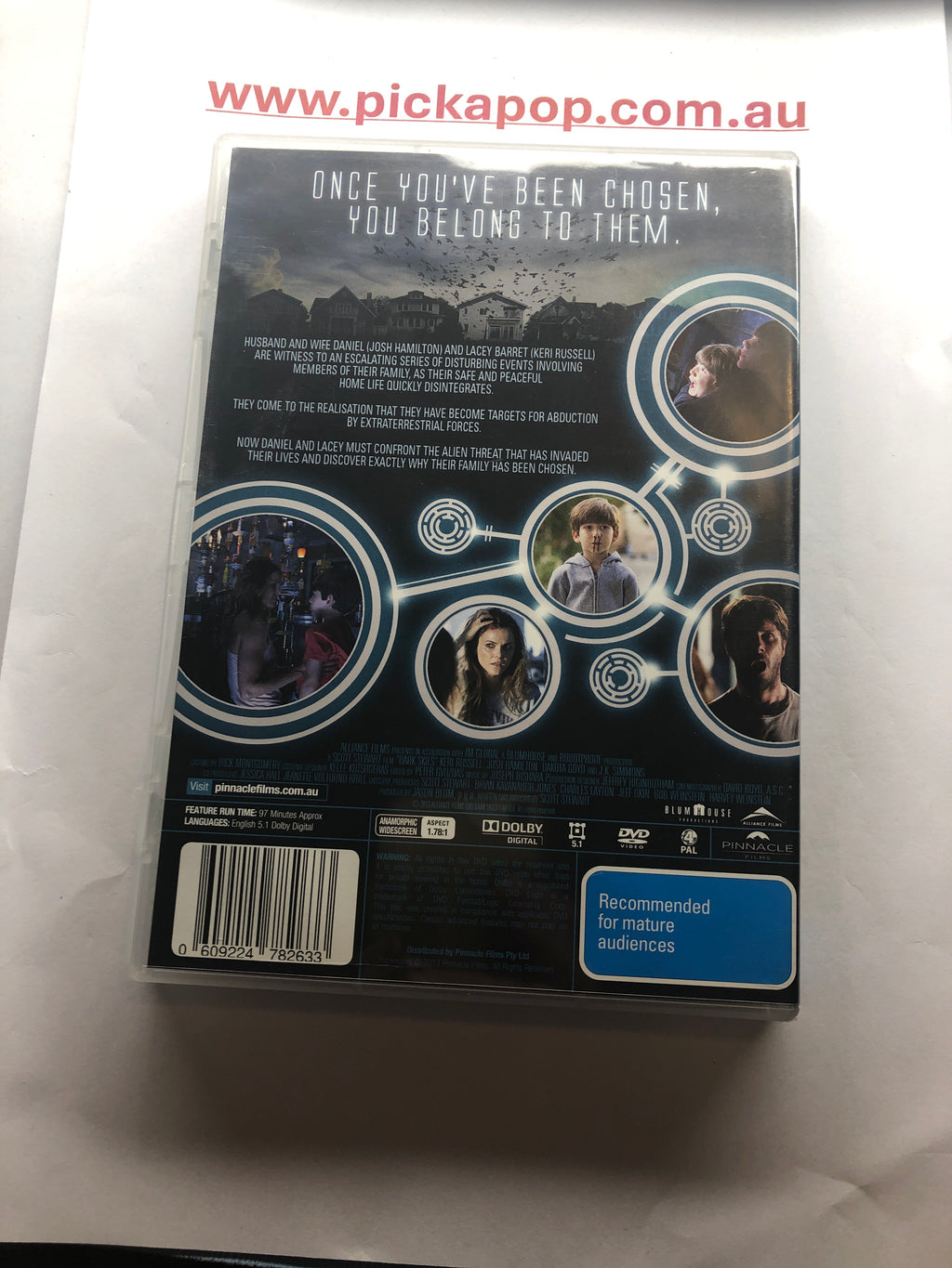 DARK SKIES - (PAL Region 4) DVD Cleaned and Tested