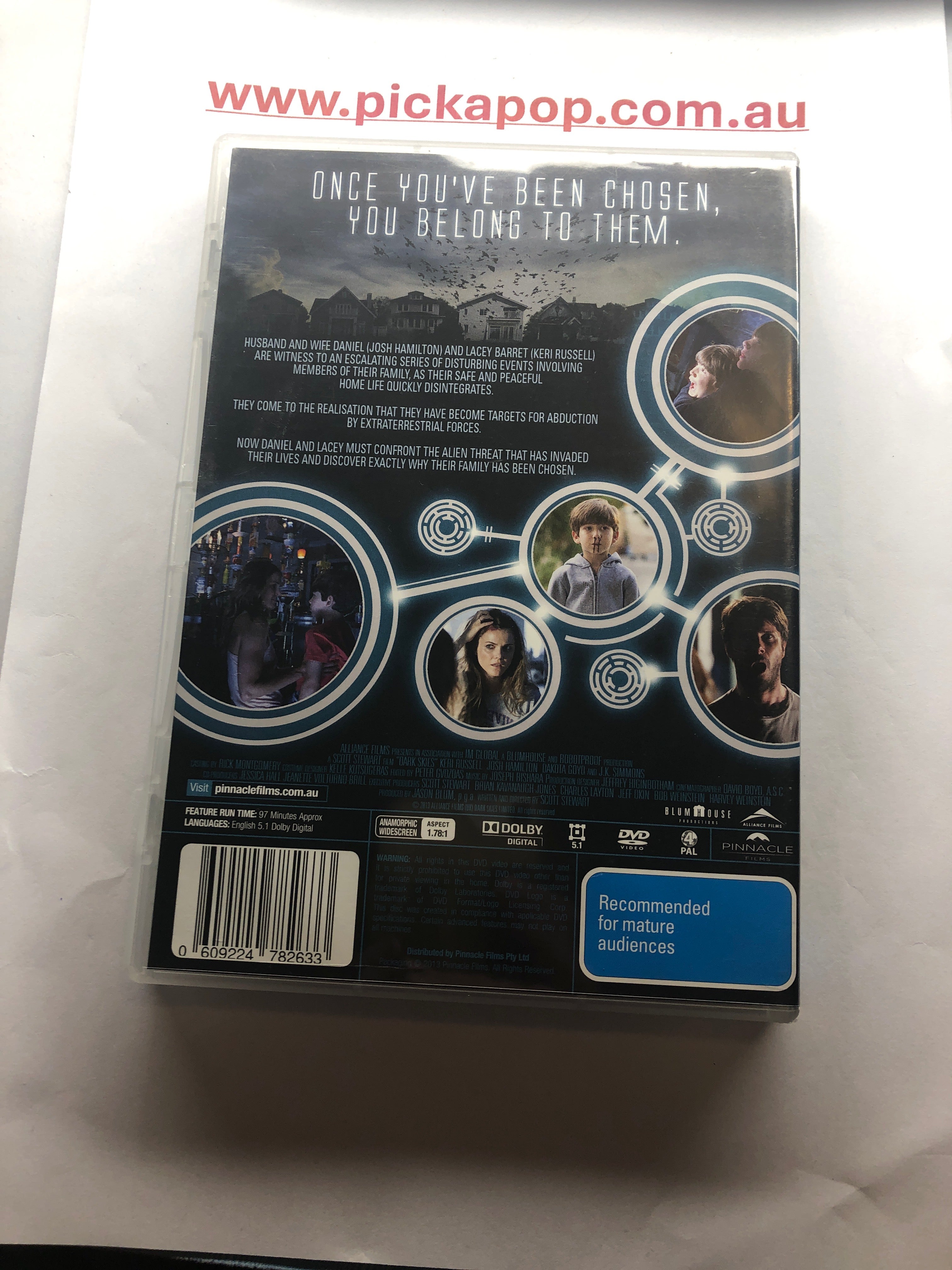 DARK SKIES - (PAL Region 4) DVD Cleaned and Tested