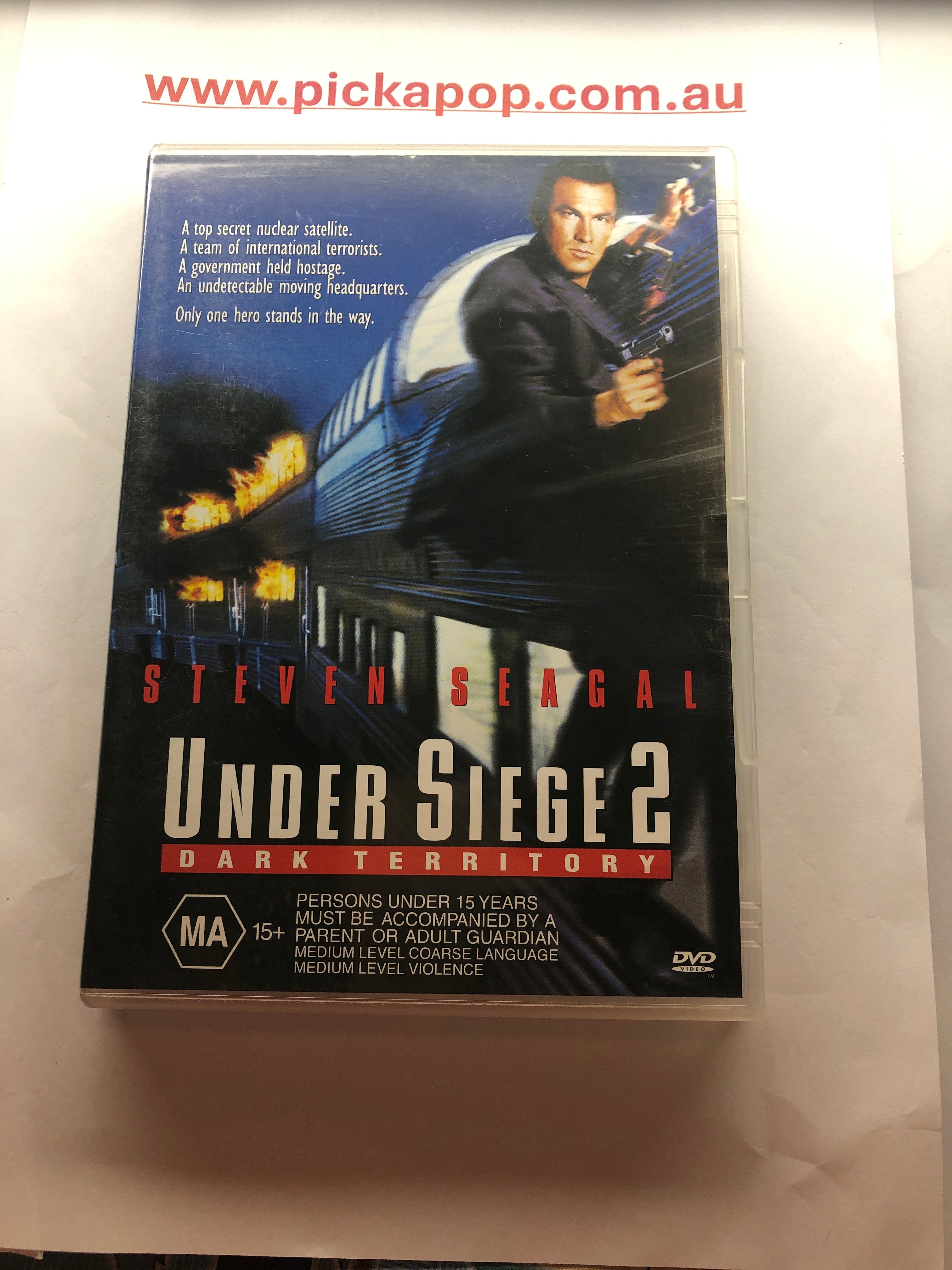 UNDER SIEGE 2 DARK TERRITORY - (PAL Region 4) DVD Cleaned and Tested