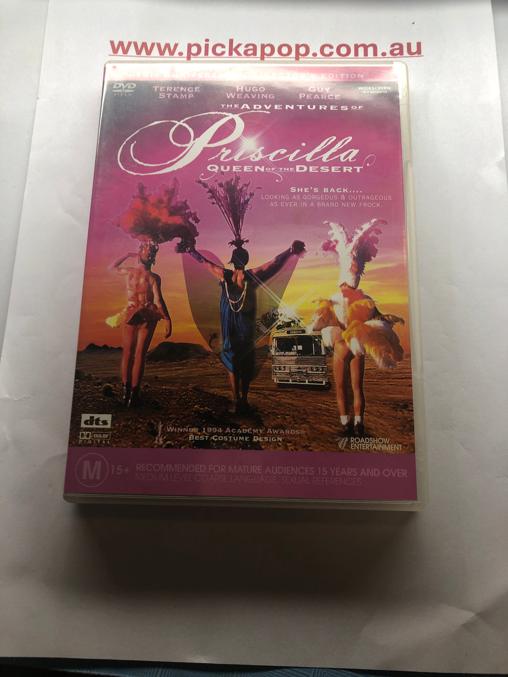 PRISCILLA QUEEN OF THE DESERT - (PAL Region 4) DVD Cleaned and Tested