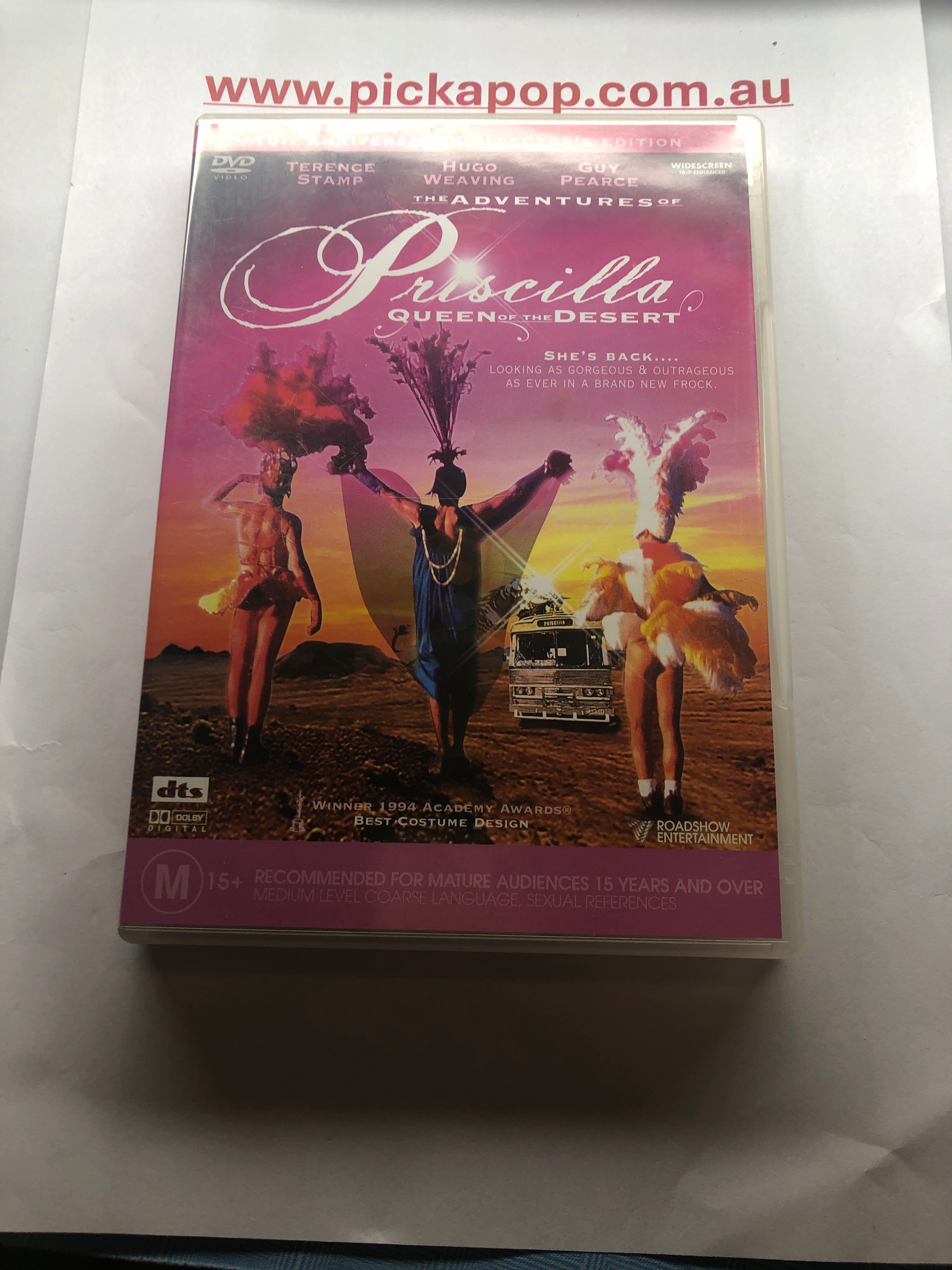PRISCILLA QUEEN OF THE DESERT - (PAL Region 4) DVD Cleaned and Tested