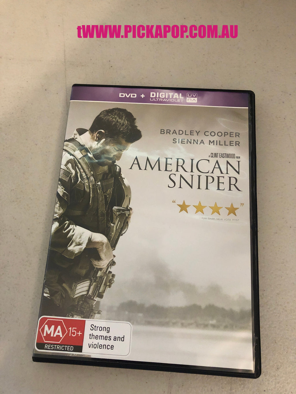 AMERICAN SNIPER - PAL Region 4 - DVD Cleaned and Tested