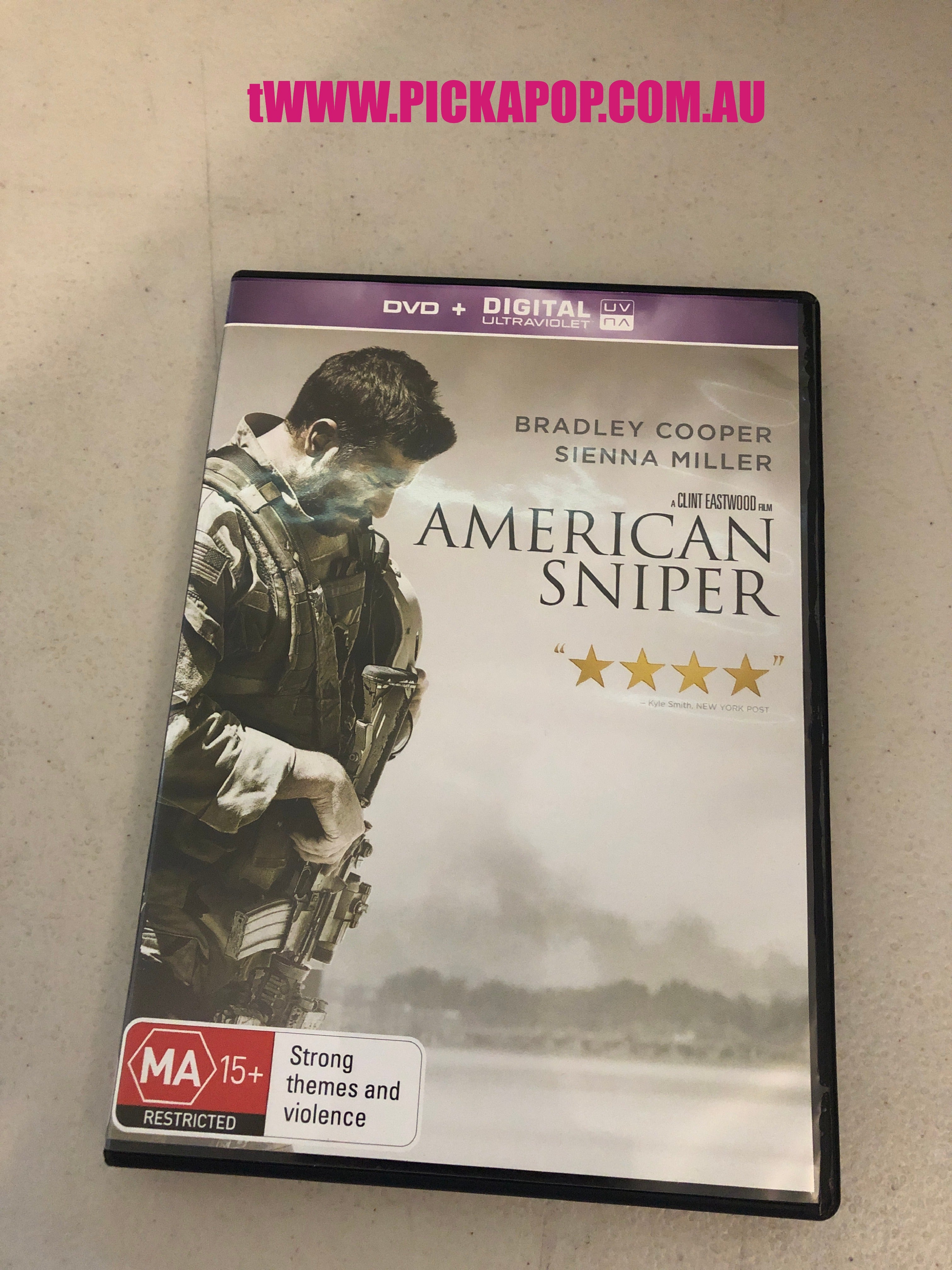 AMERICAN SNIPER - PAL Region 4 - DVD Cleaned and Tested