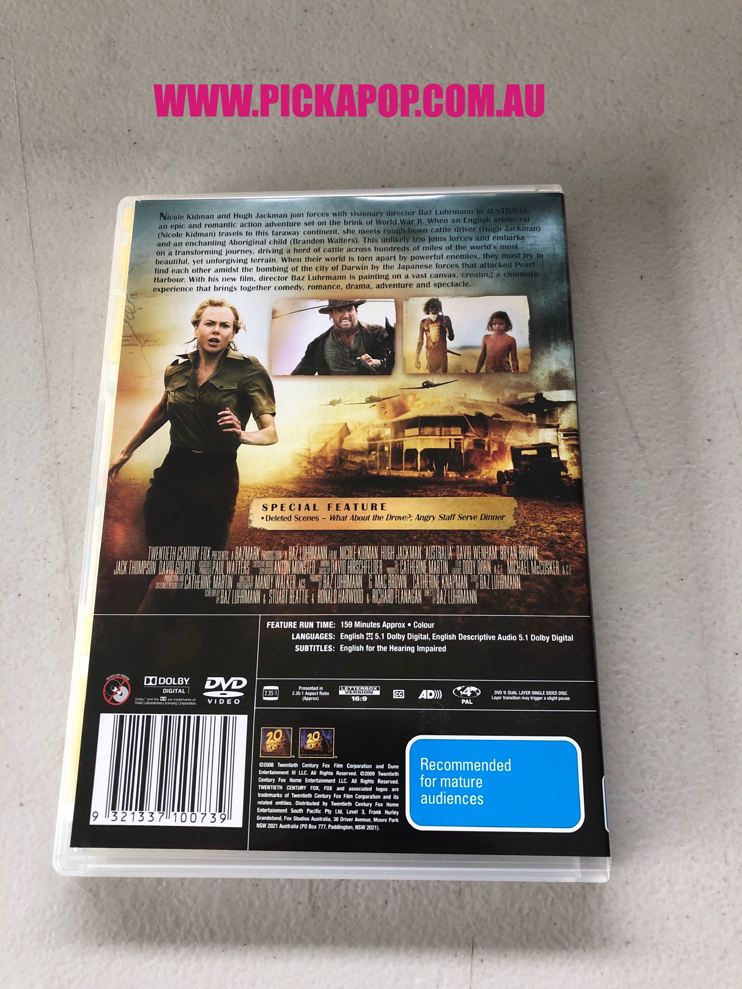 AUSTRALIA - PAL Region 4 - DVD Cleaned and Tested