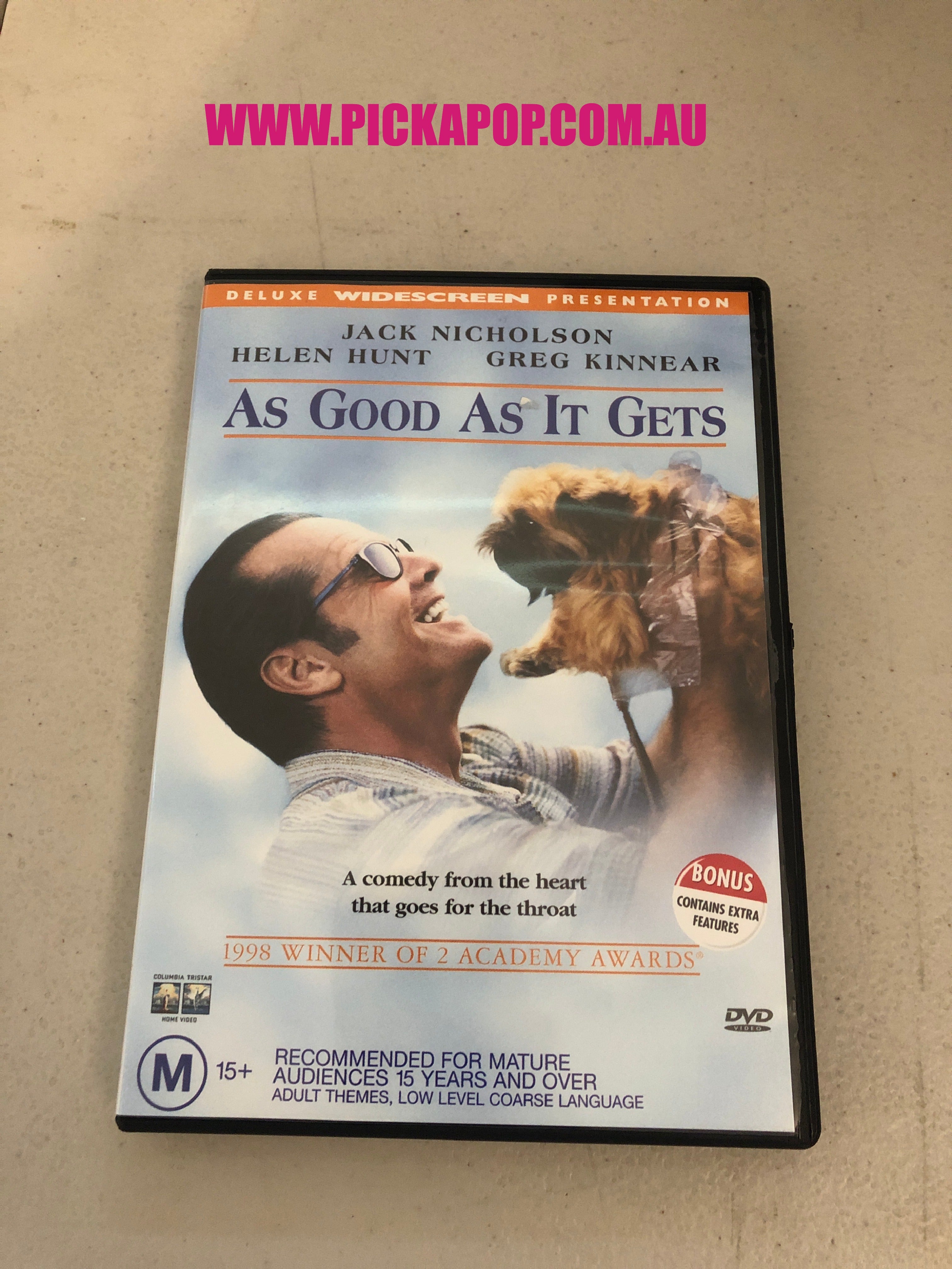 AS GOOD AS IT GETS - PAL Region 4 - DVD Cleaned and Tested