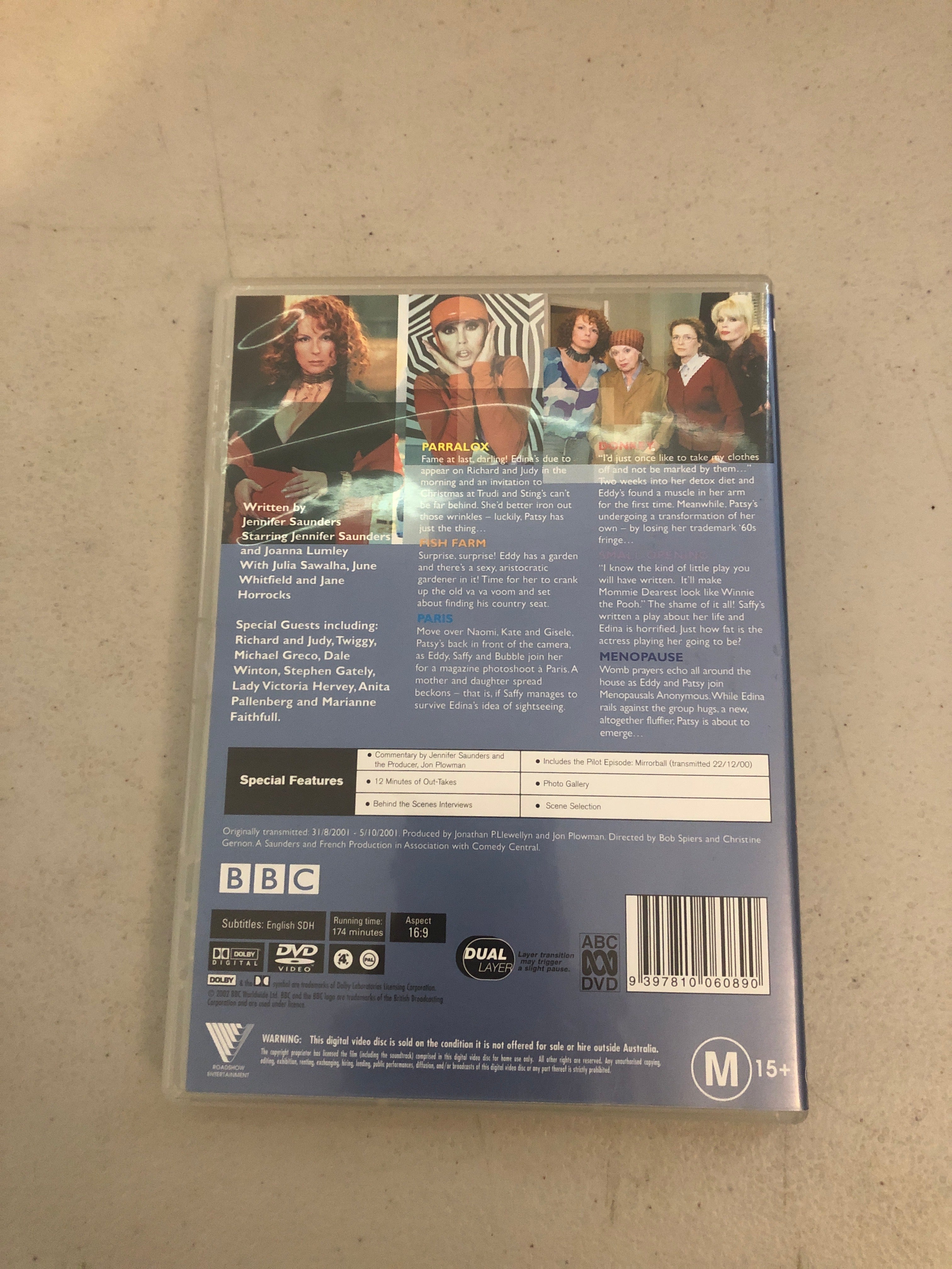 ABSOLUTELY FABULOUS SERIES 4 - PAL Region 4 - DVD Cleaned and Tested