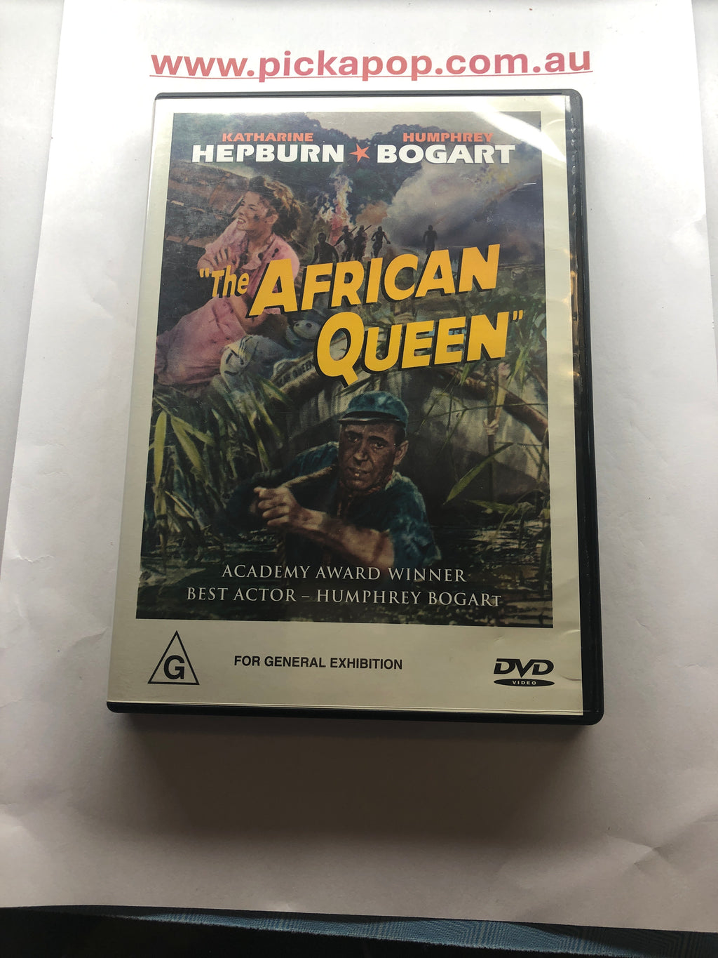 THE AFRICAN QUEEN - (PAL Region 4) DVD Cleaned and Tested