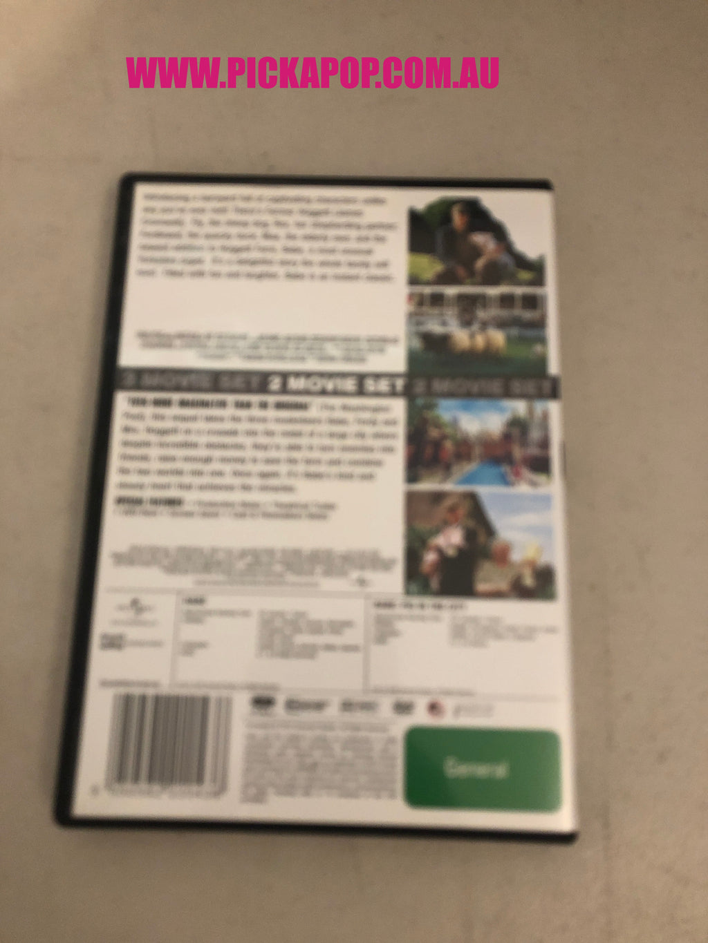 BABE/BABE PIG IN THE CITY 2 MOVIE SET - PAL Region 4 - DVD Cleaned and Tested