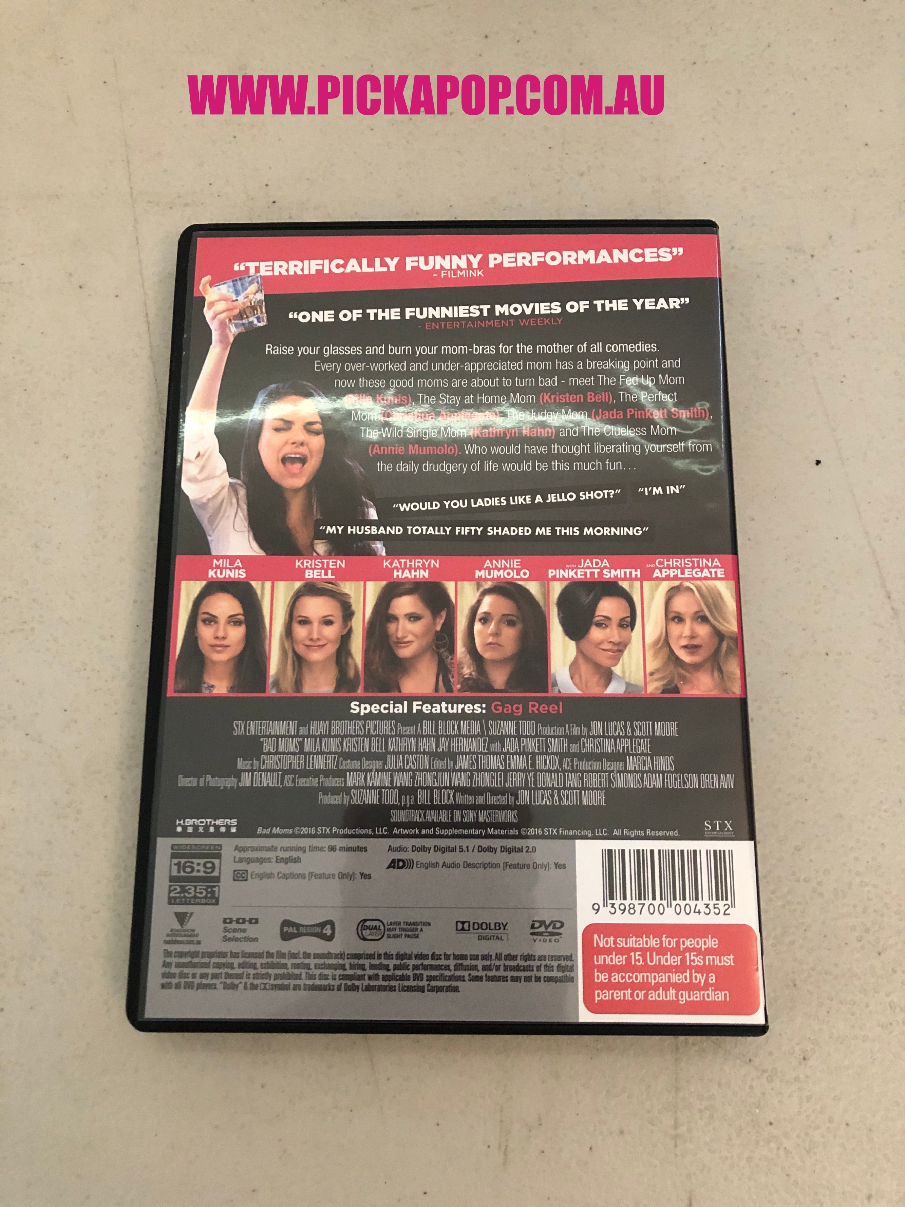 BAD MOMS - PAL Region 4 - DVD Cleaned and Tested